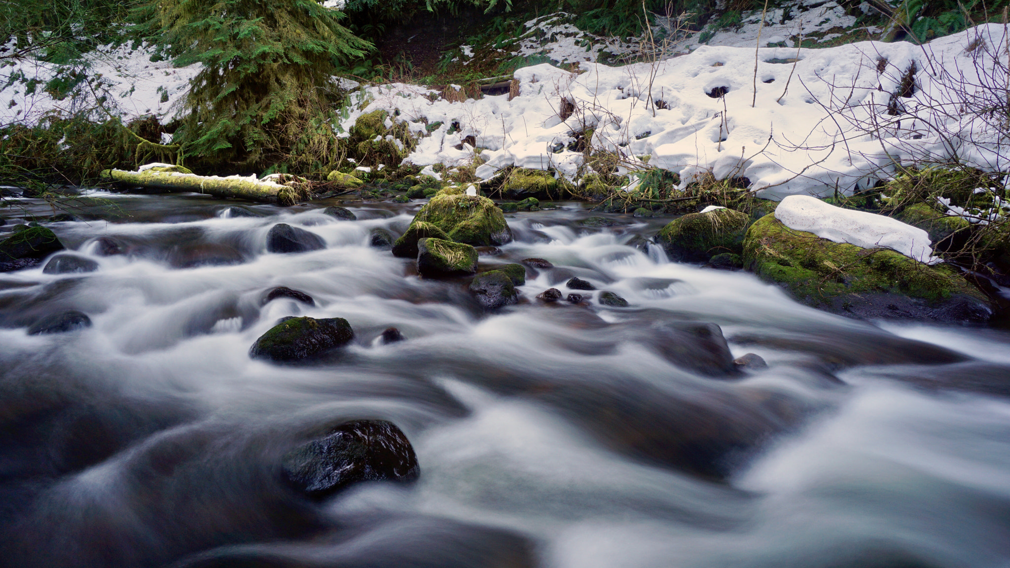 Sony a6000 + Sony E 10-18mm F4 OSS sample photo. White water creek, oregon cascades. photography