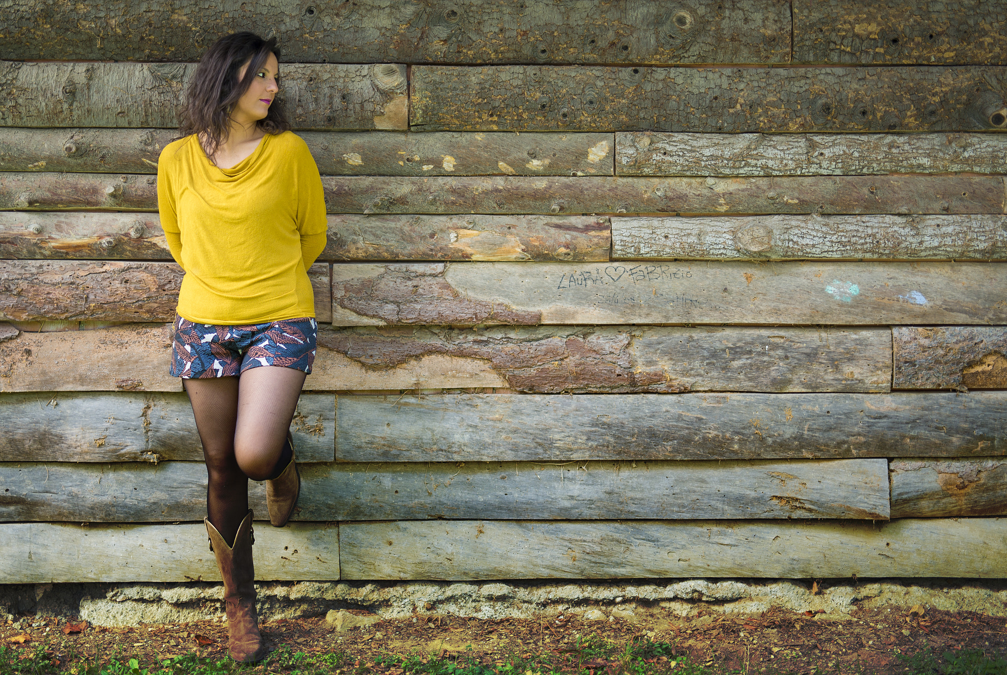 Nikon D610 + Sigma 50mm F1.4 DG HSM Art sample photo. Brunette in autumn.... photography