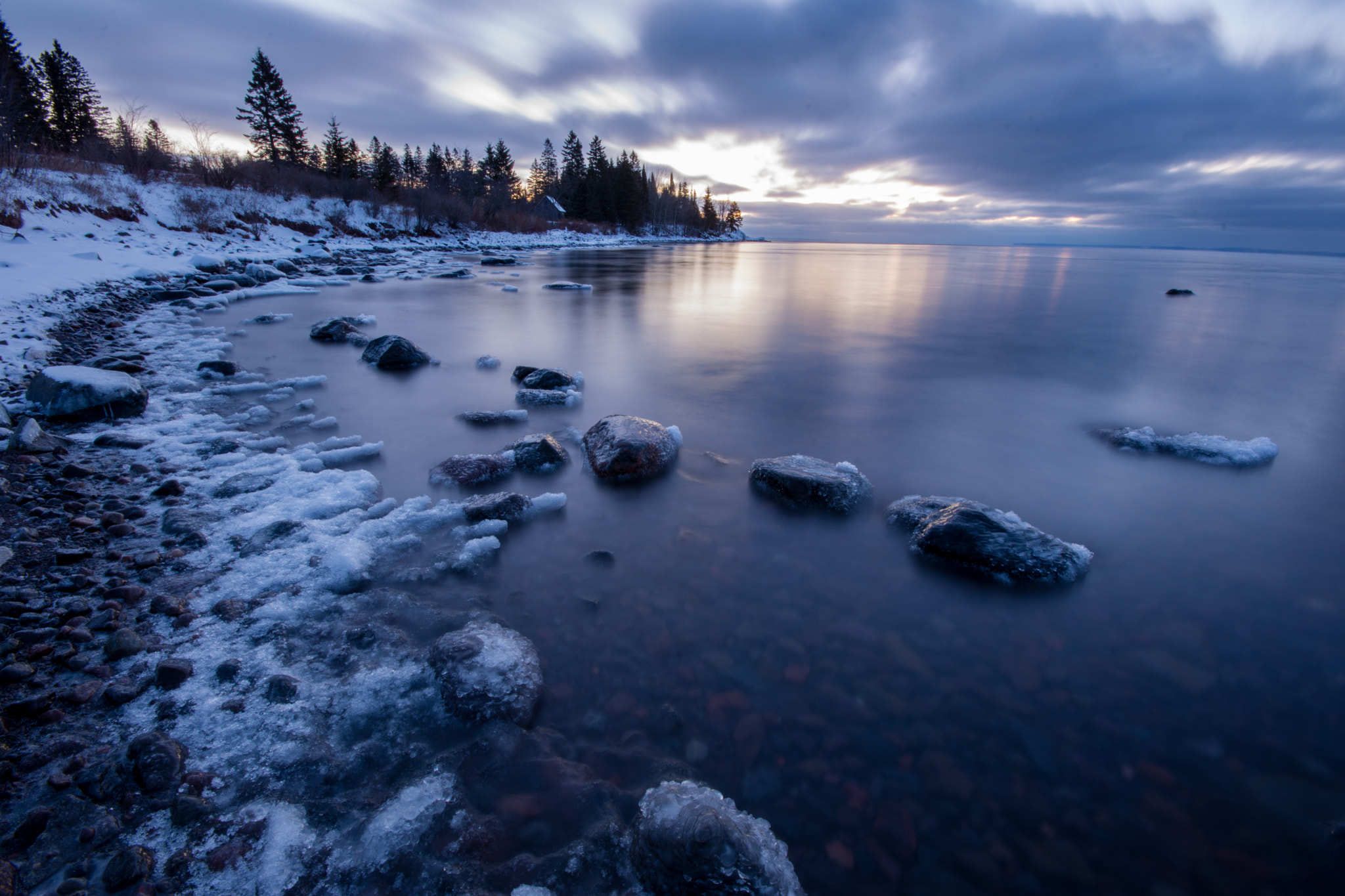 Nikon D7200 sample photo. Frozen lake shore photography