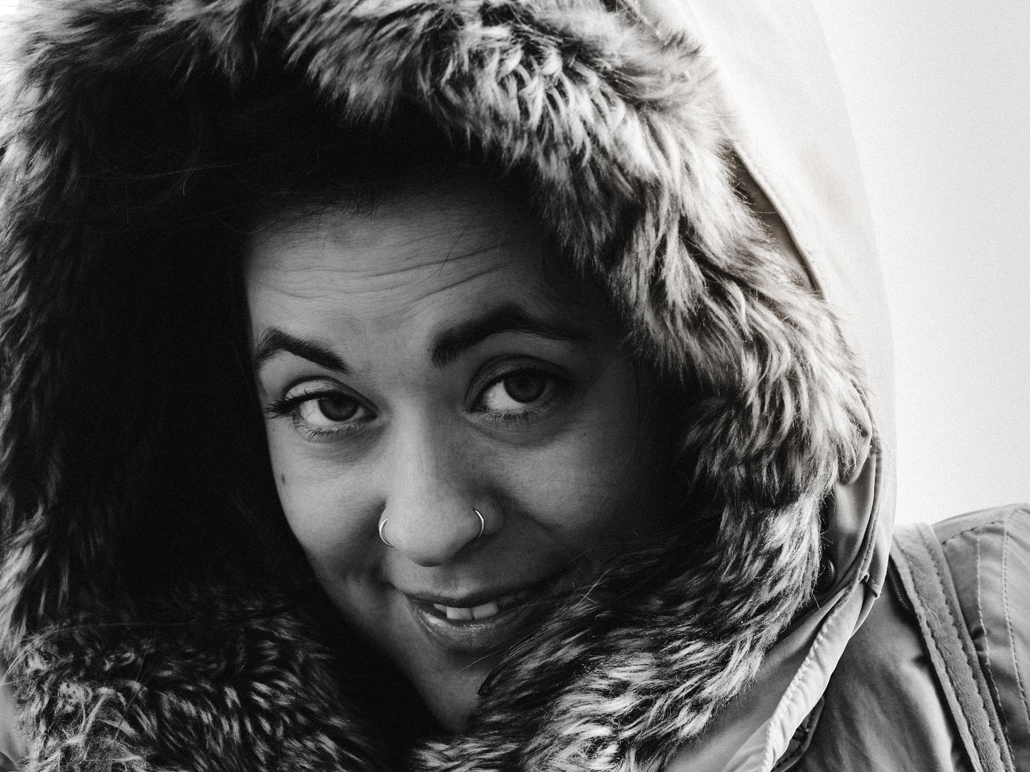 Olympus OM-D E-M10 II + Olympus M.Zuiko Digital 45mm F1.8 sample photo. Si hace frio... borrego en la parka. photography