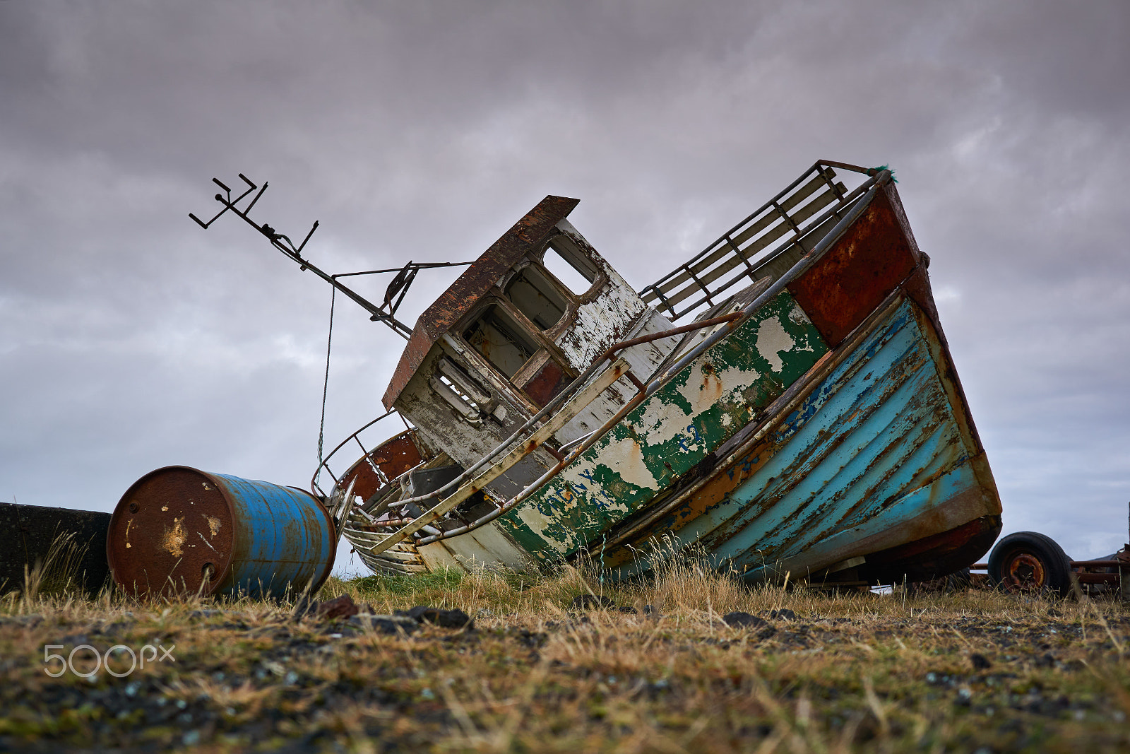 Sigma 19mm F2.8 EX DN sample photo. Wrecked (grindavik, iceland) photography
