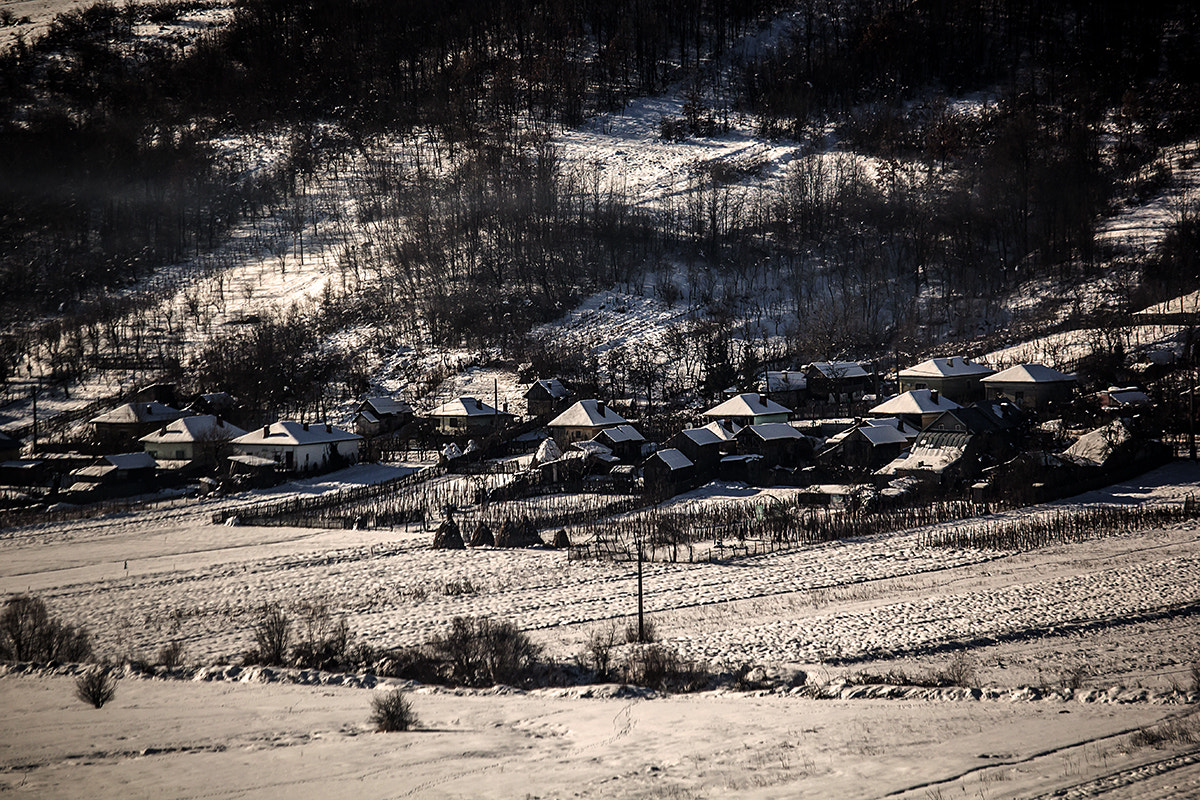 Canon EF-S 55-250mm F4-5.6 IS STM sample photo. Winter on the hill photography