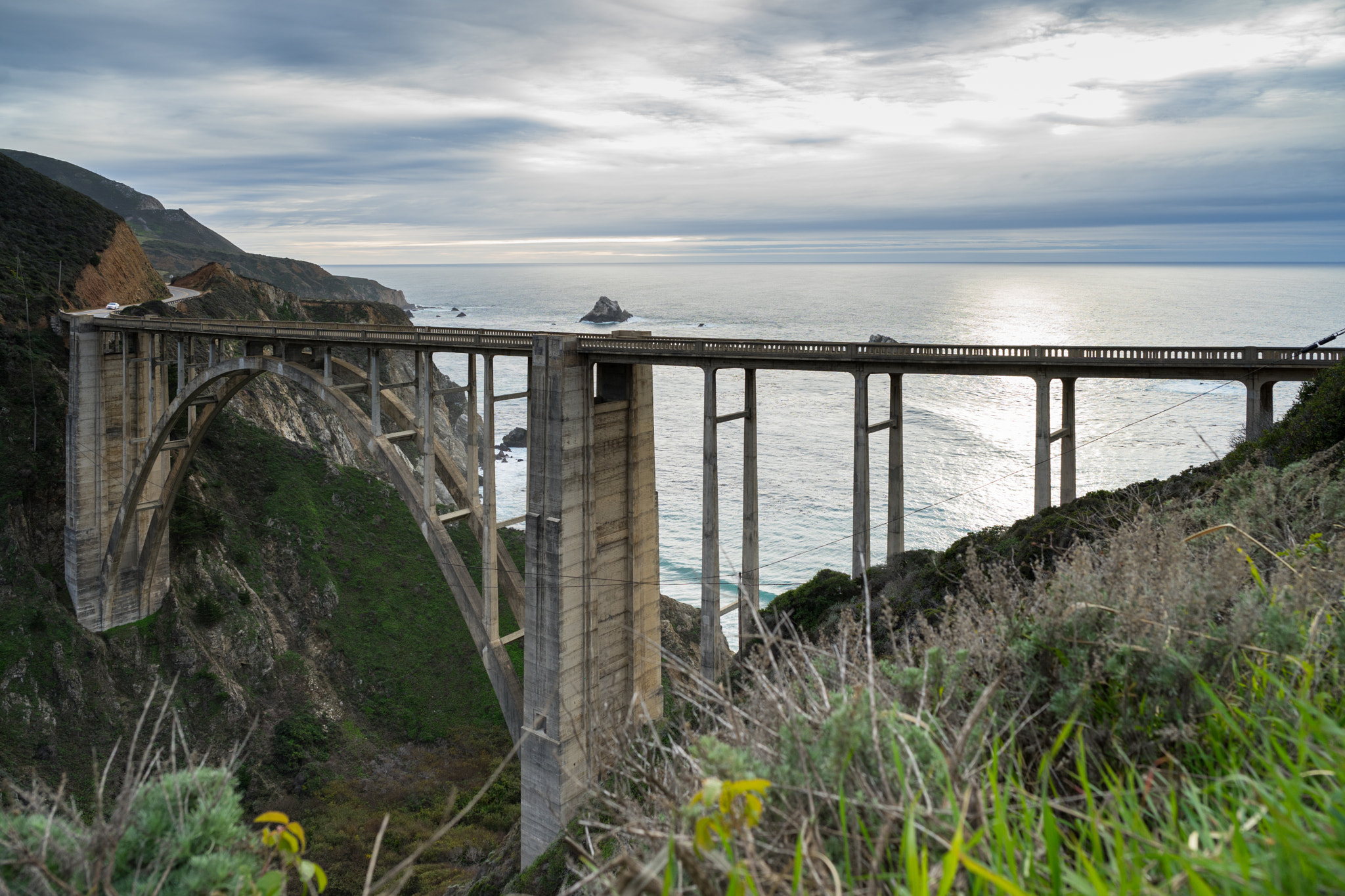 Sony a7 II sample photo. Bixby creek bridge photography