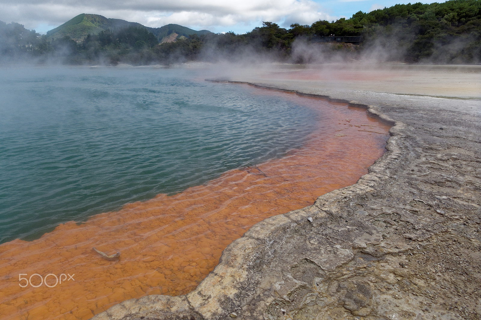 Panasonic DMC-TZ110 sample photo. Champagne pool near rotorua, new zealand photography