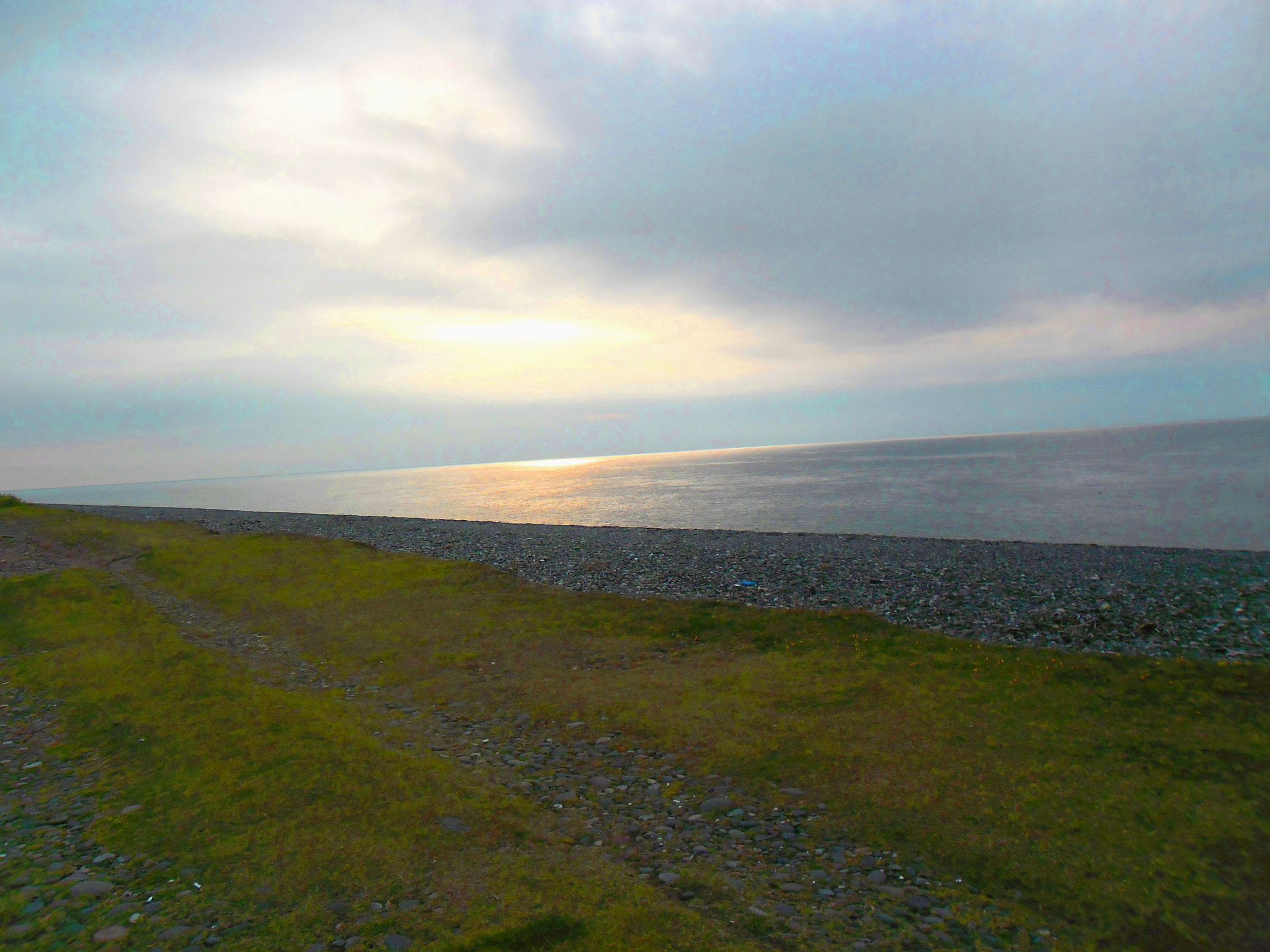 Samsung ES80/ ES81 sample photo. Isle of man sunset photography