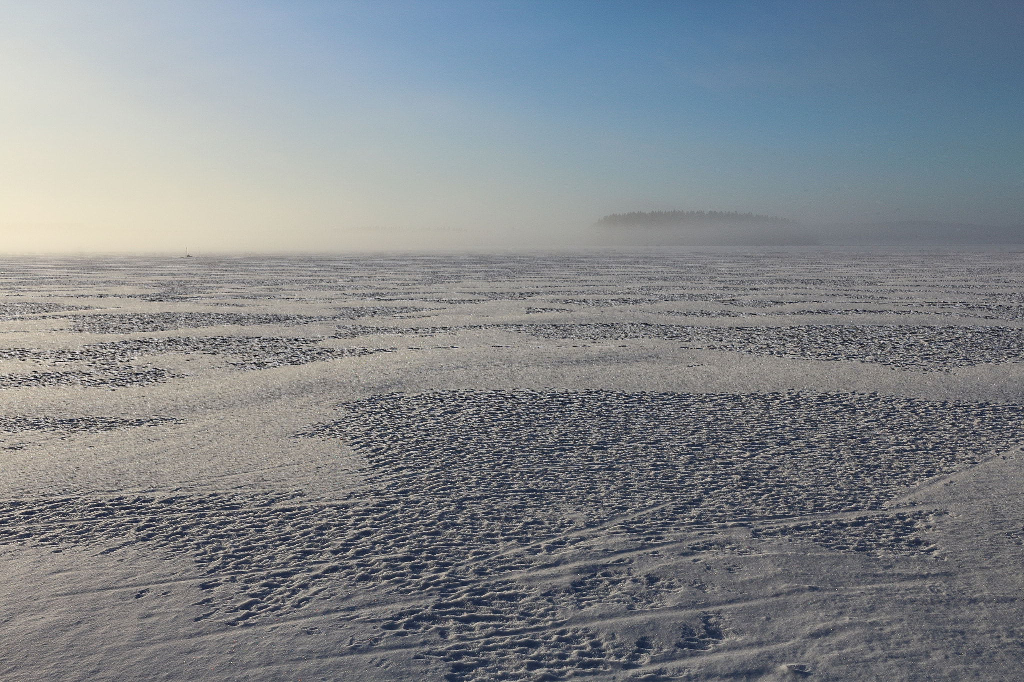 Canon EF-S 24mm F2.8 STM sample photo. Sunny misty ice photography