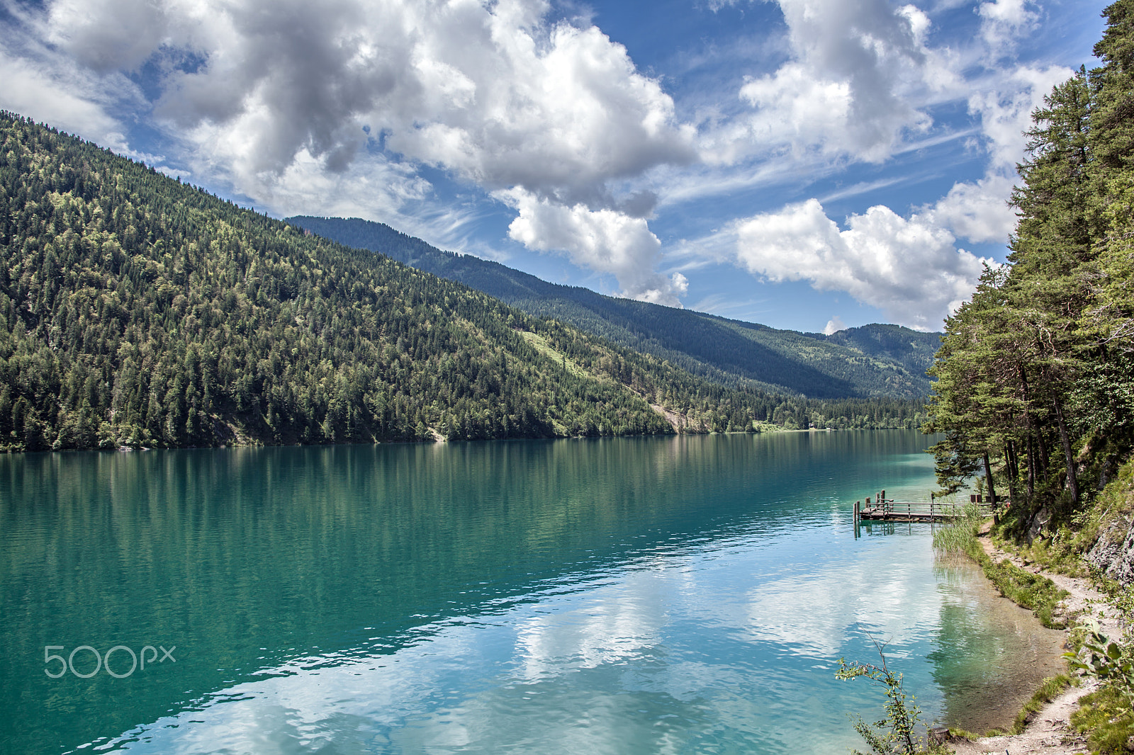 Canon EOS 5D Mark II sample photo. Weissensee in austria photography