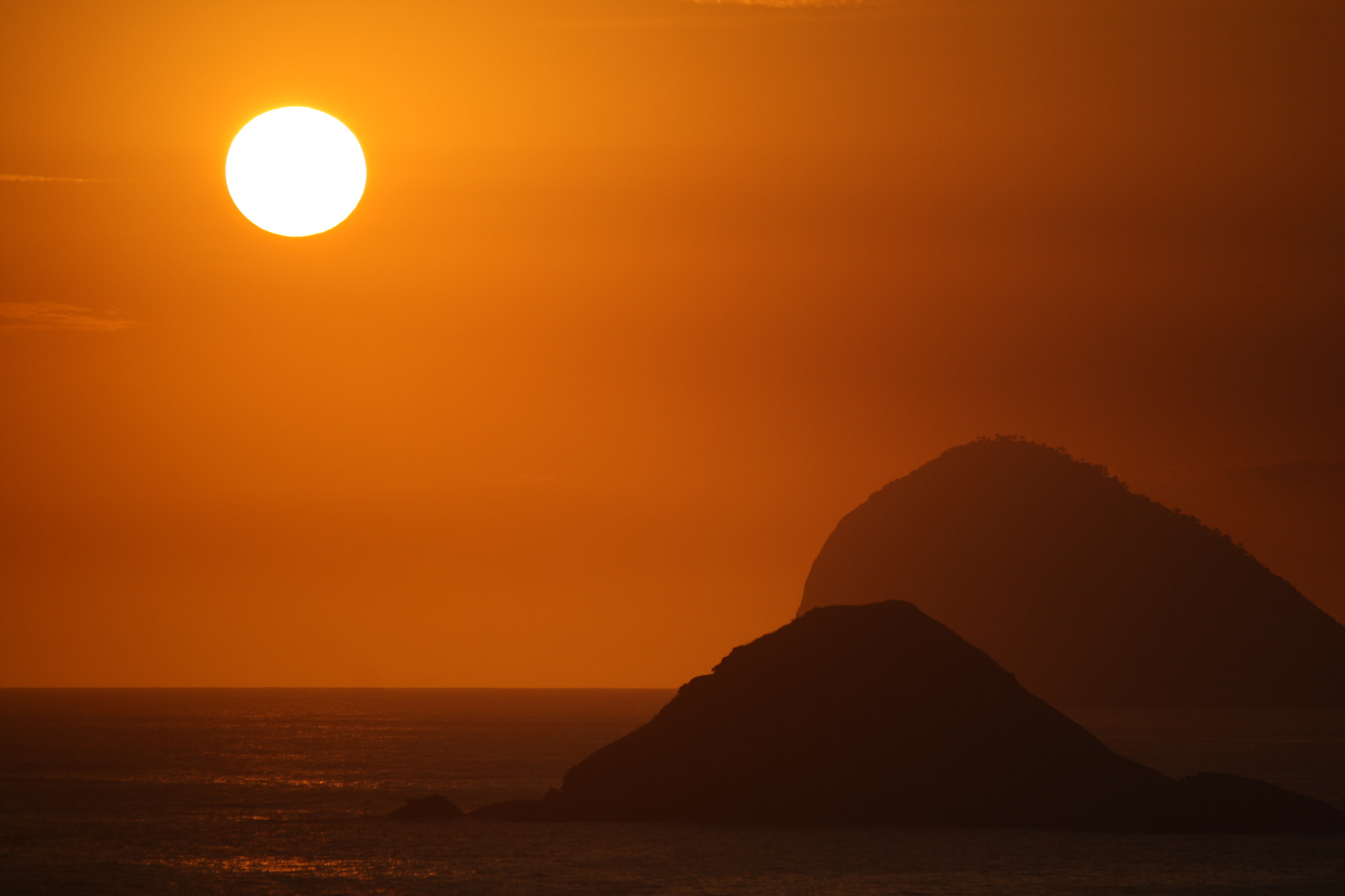 Canon EF-S 55-250mm F4-5.6 IS sample photo. Sunrise - rio de janeiro photography
