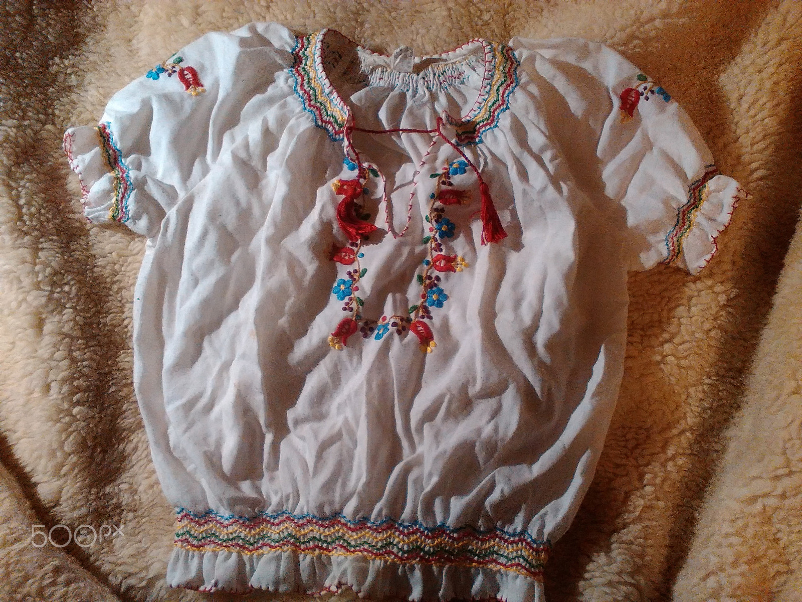 HUAWEI Y550-L01 sample photo. Hungarian embroidery on a blouse photography