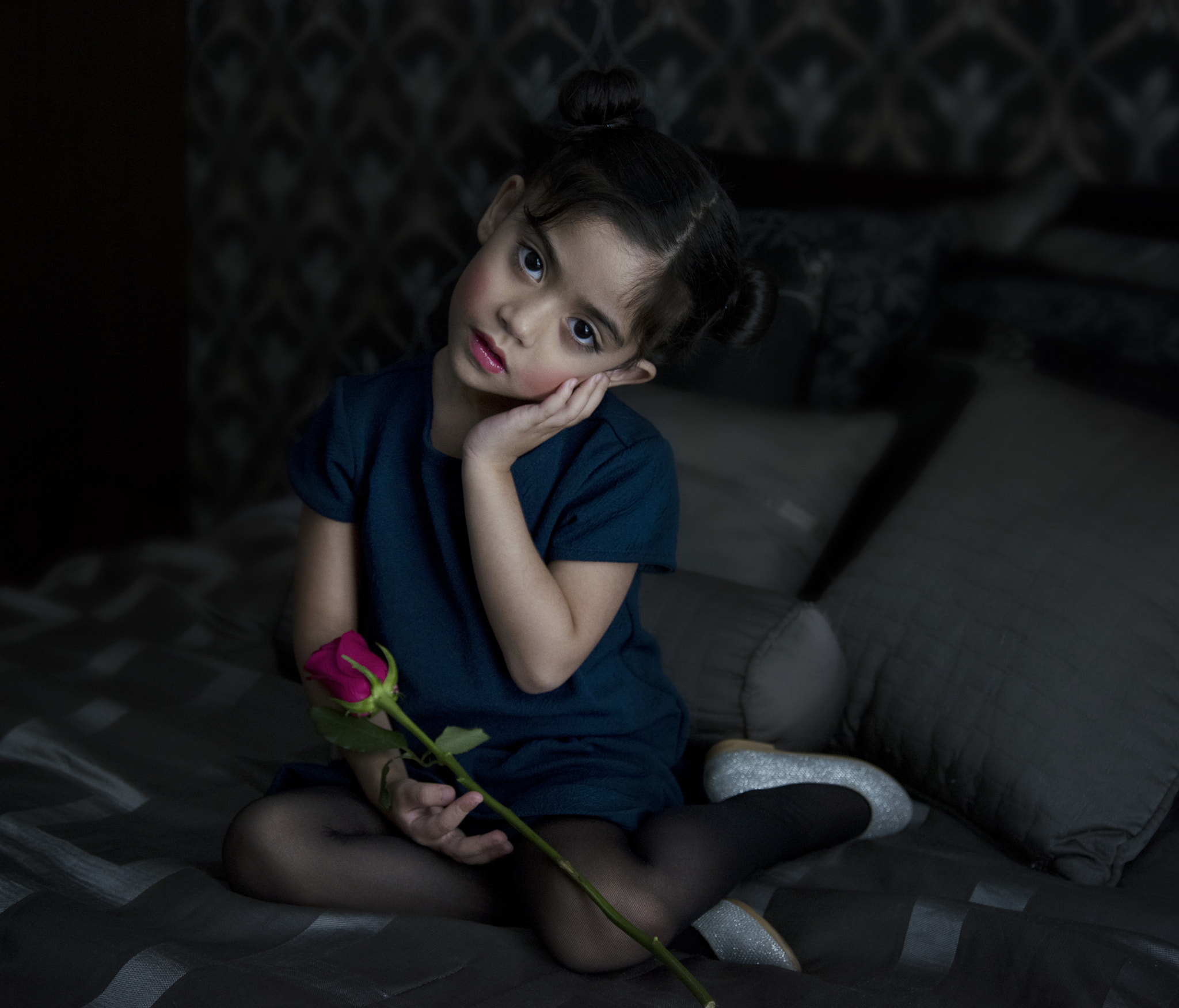 Nikon D810 sample photo. Young dark beauty photography