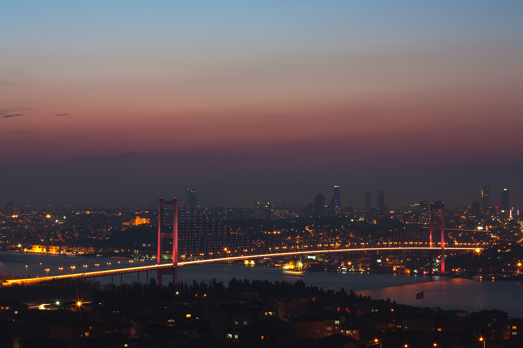 Canon EOS 450D (EOS Rebel XSi / EOS Kiss X2) sample photo. Bosphorus bridge-1 photography