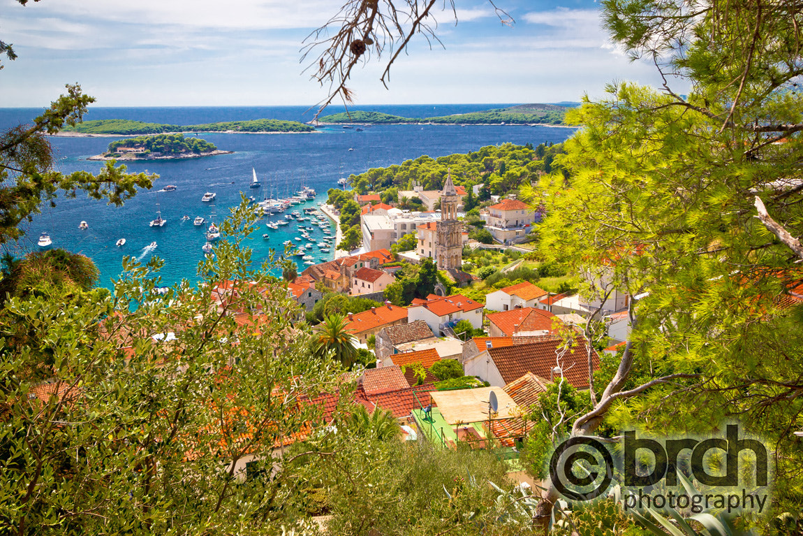 Canon EF-S 10-22mm F3.5-4.5 USM sample photo. Town of hvar from above photography