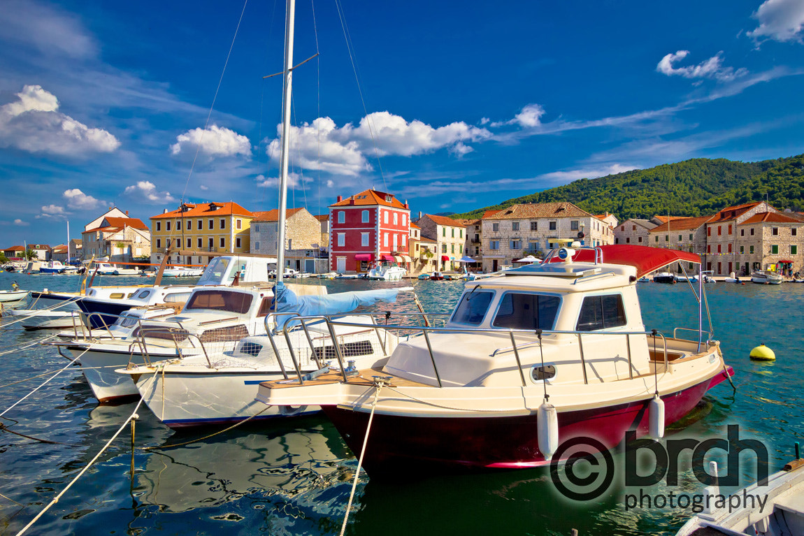 Canon EF-S 10-22mm F3.5-4.5 USM sample photo. Town of starigrad on hvar island photography