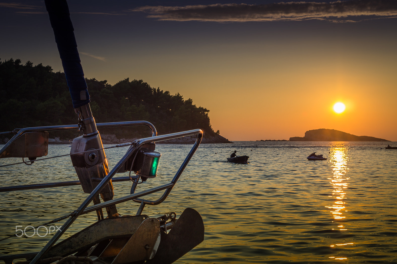 Sony SLT-A35 sample photo. Cavtat sea view at the evening photography