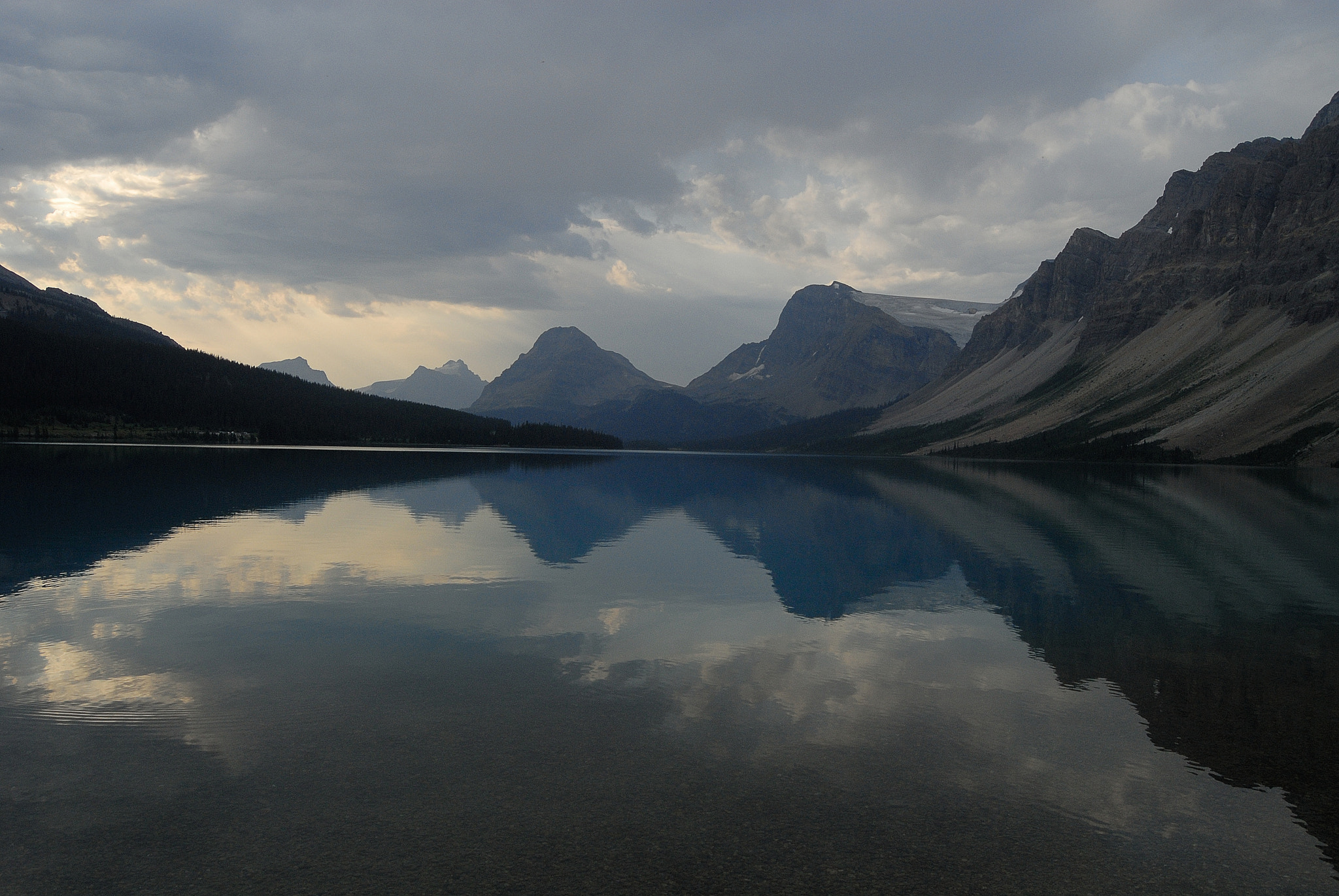Nikon D200 sample photo. Bow lake photography