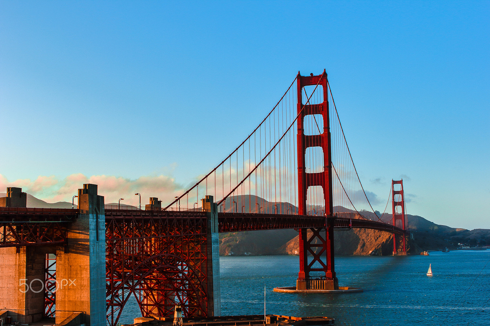 Canon EOS 60D + Canon EF 24-70mm F2.8L USM sample photo. Sunset at the golden gate photography