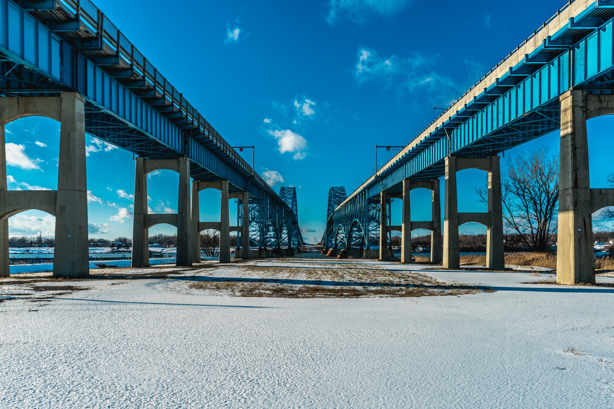 Sony FE 28-70mm F3.5-5.6 OSS sample photo. Grand island bridges photography