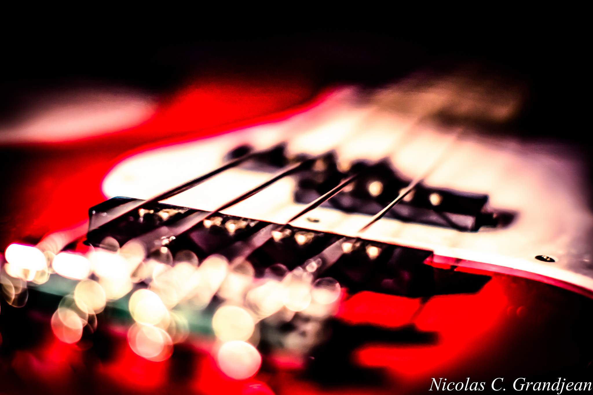 Nikon D3100 + Sigma 50mm F1.4 EX DG HSM sample photo. Guitar bass photography