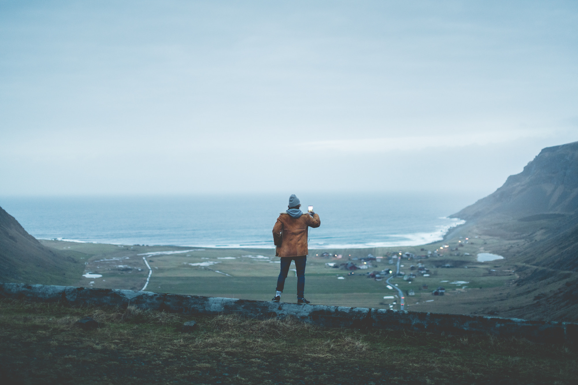 Sony a99 II sample photo. On the edge of unstad, norway photography