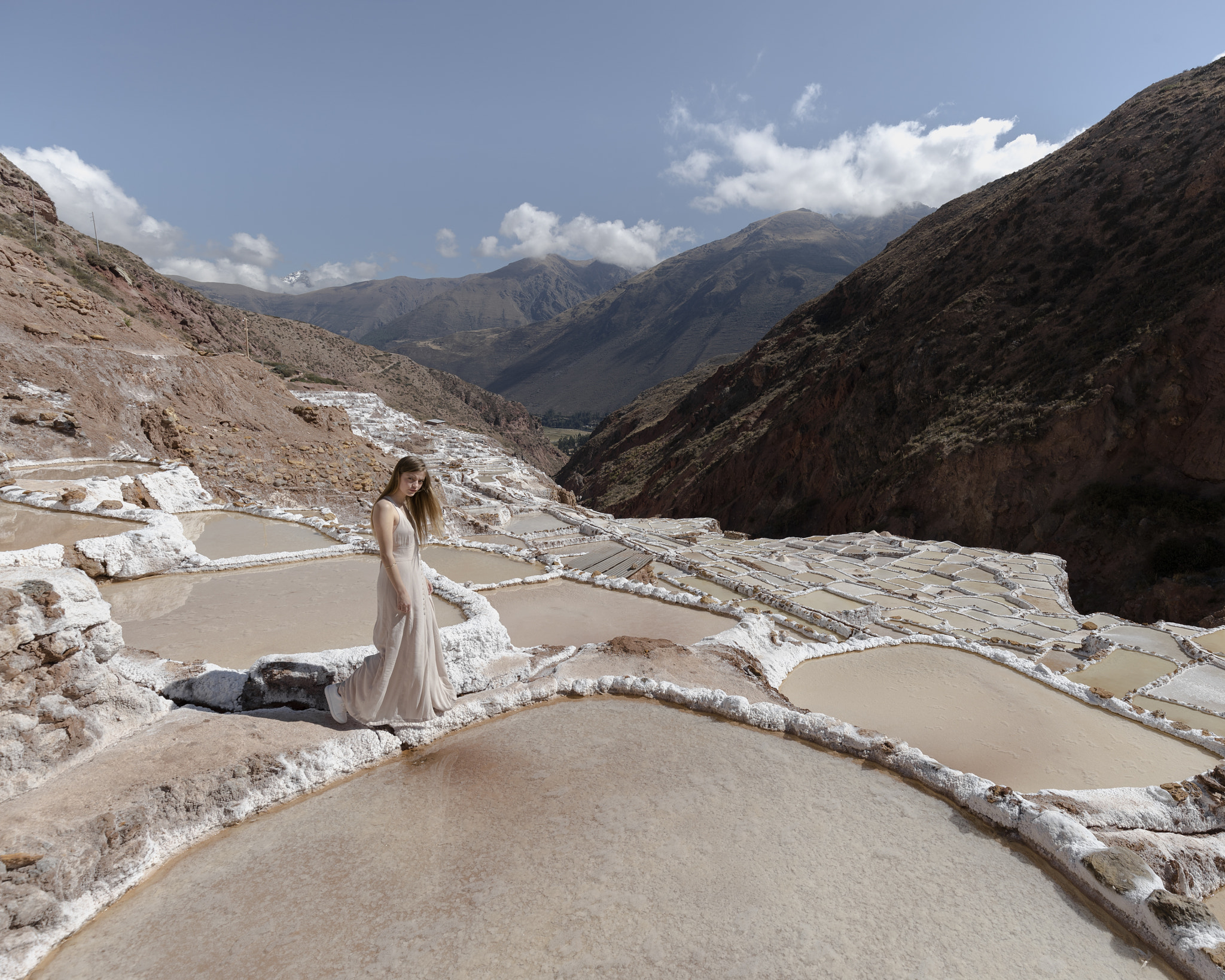 Canon EF 16-35mm F4L IS USM sample photo. Maras salt mines photography
