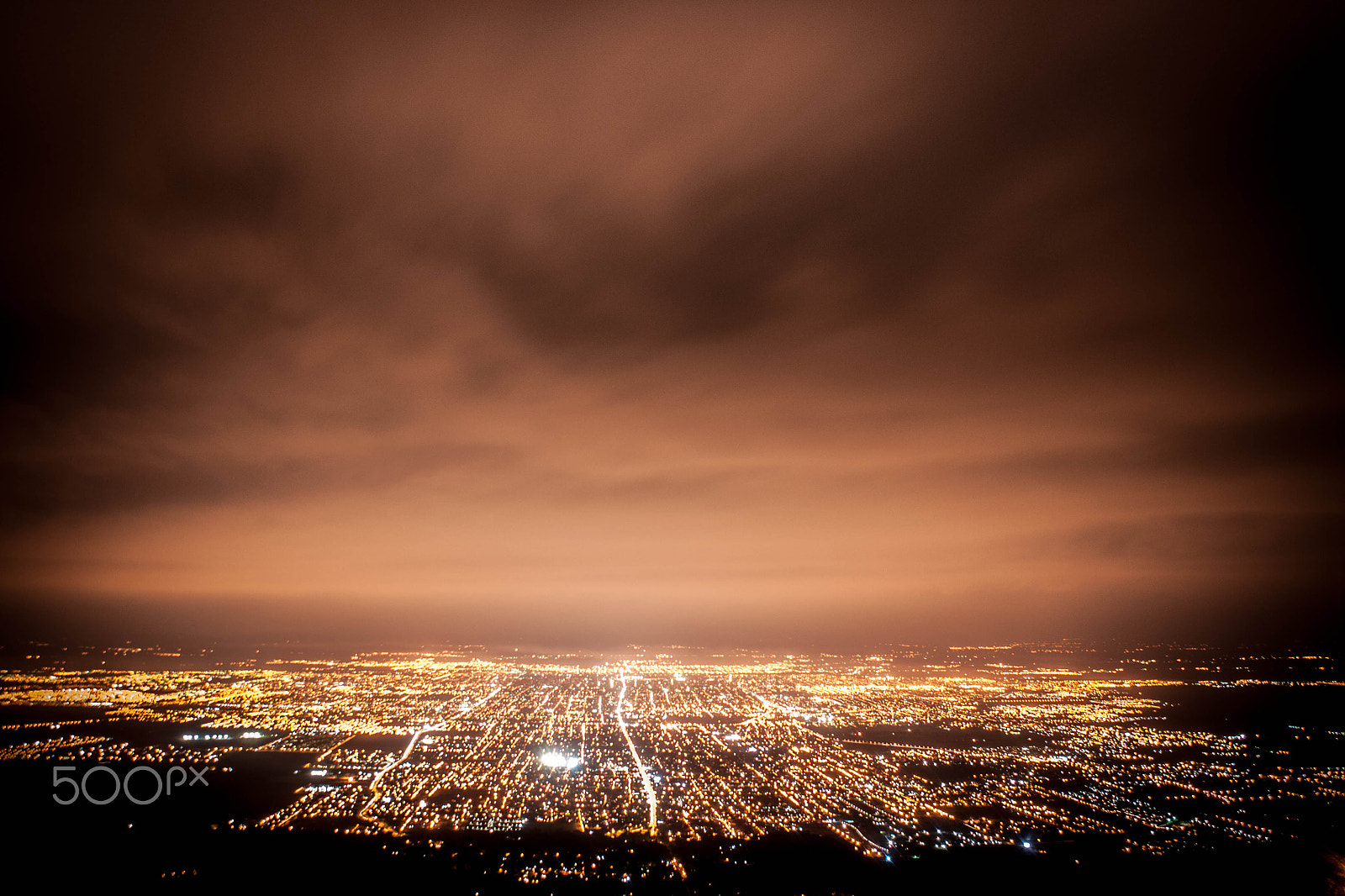 Sony Alpha DSLR-A700 sample photo. City lights photography