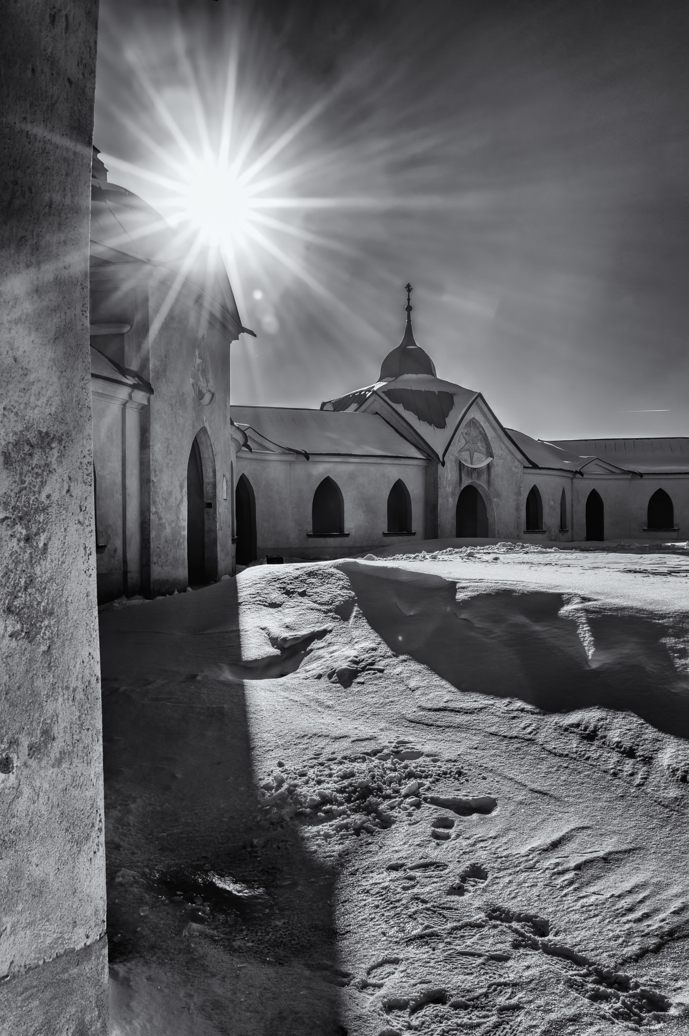 Nikon D800 + Nikon AF-S Nikkor 28-70mm F2.8 ED-IF sample photo. Church of st. john of nepomuk -zdar nad sazavou photography