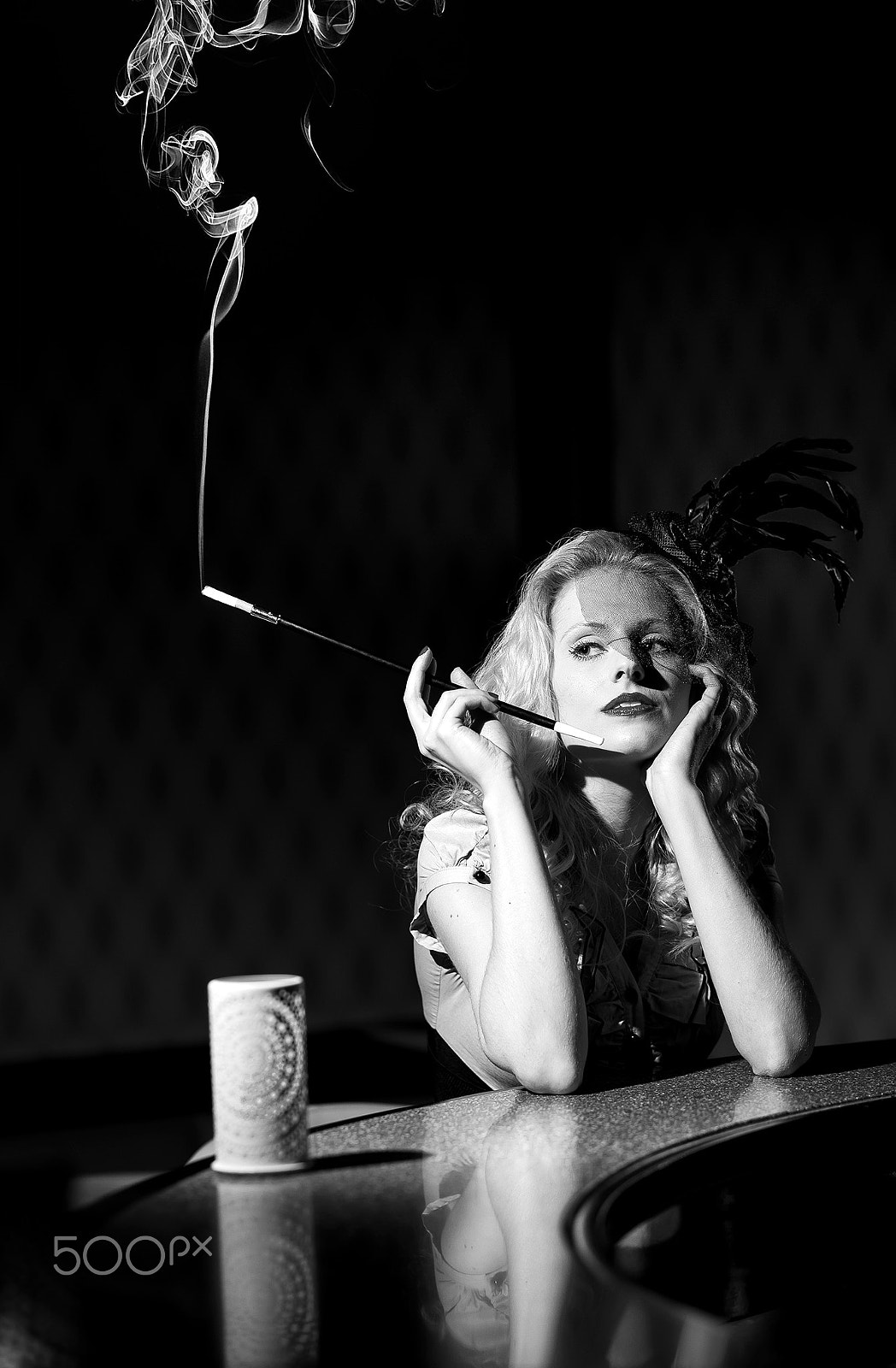 Canon EF 85mm F1.8 USM sample photo. Lady at the bar photography