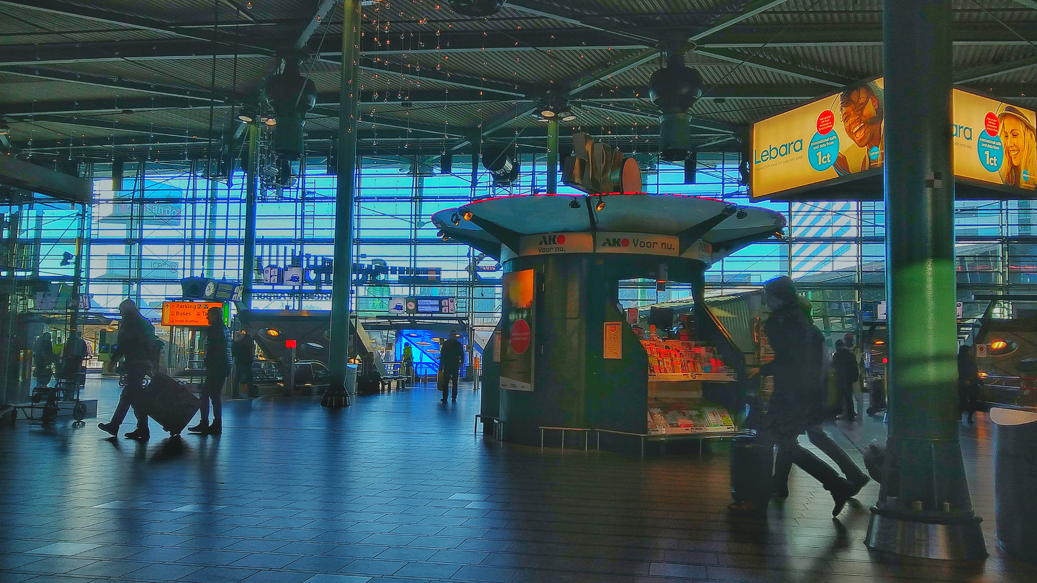 LG K535 sample photo. Schiphol airport photography