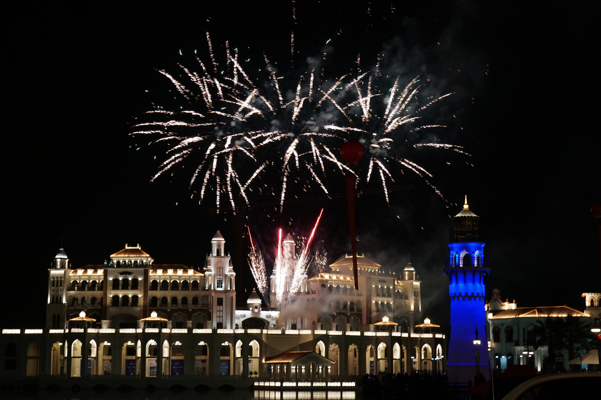 Sony a6300 + Sony E 50mm F1.8 OSS sample photo. Firework in spring festival photography