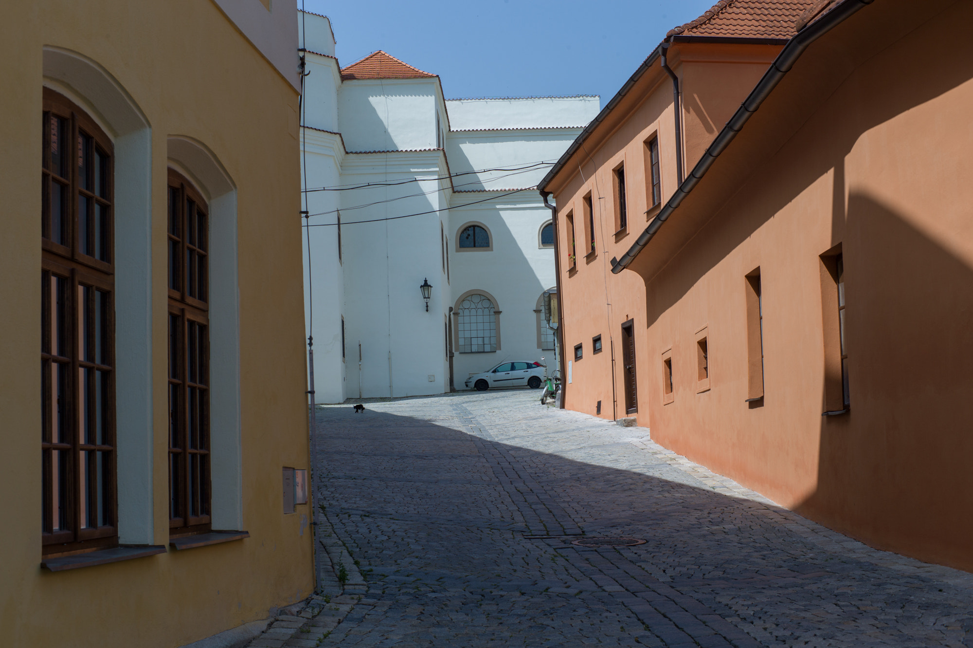 Noctilux-M 50mm f/1 sample photo. Street in jindrichuv hradec photography