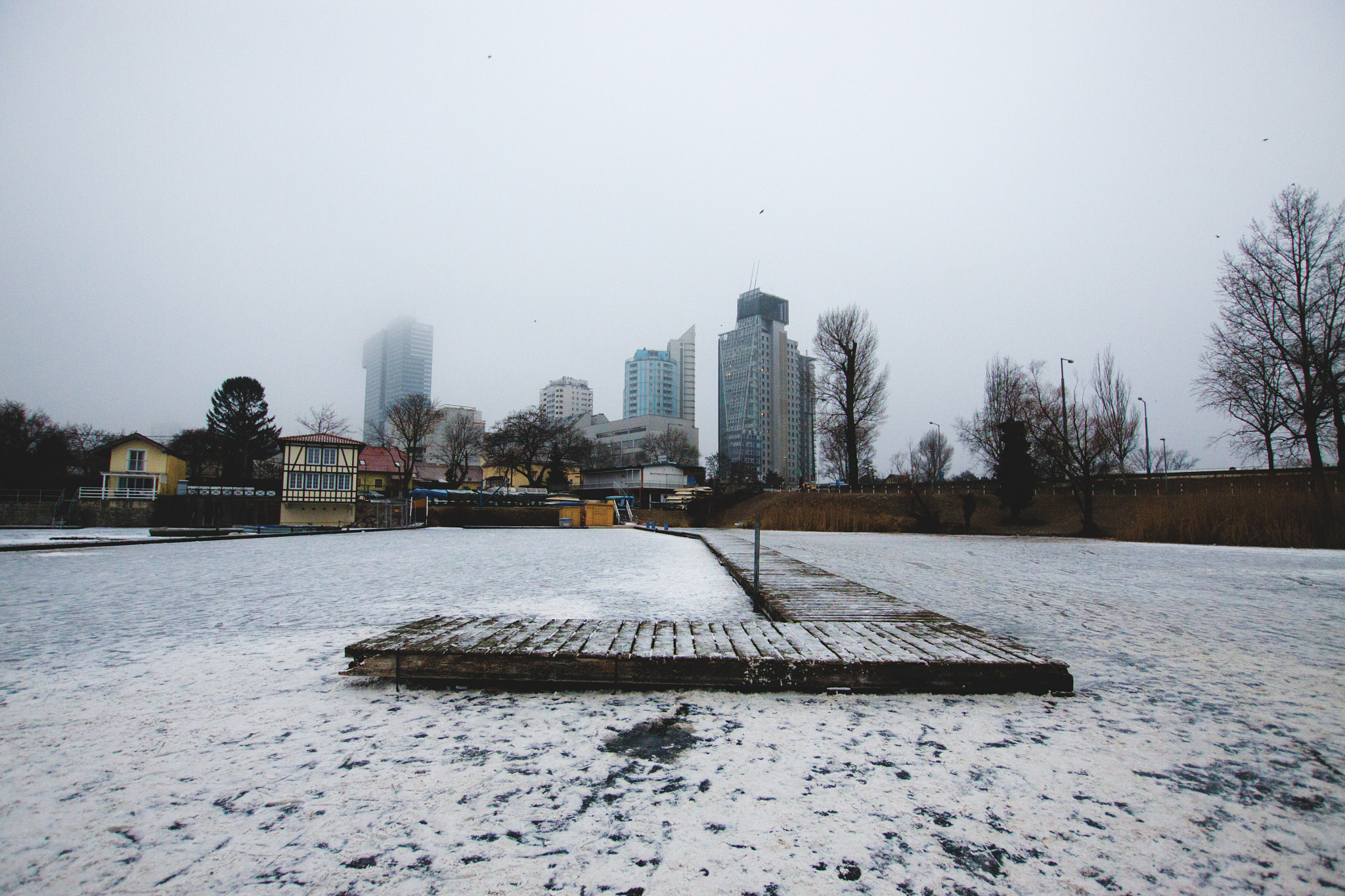Sigma 10-20mm F3.5 EX DC HSM sample photo. Frozen danube photography
