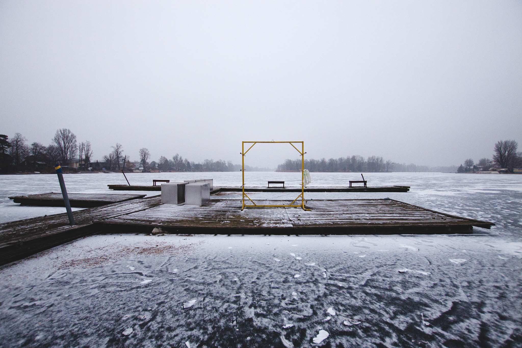 Sigma 10-20mm F3.5 EX DC HSM sample photo. Frozen danube photography