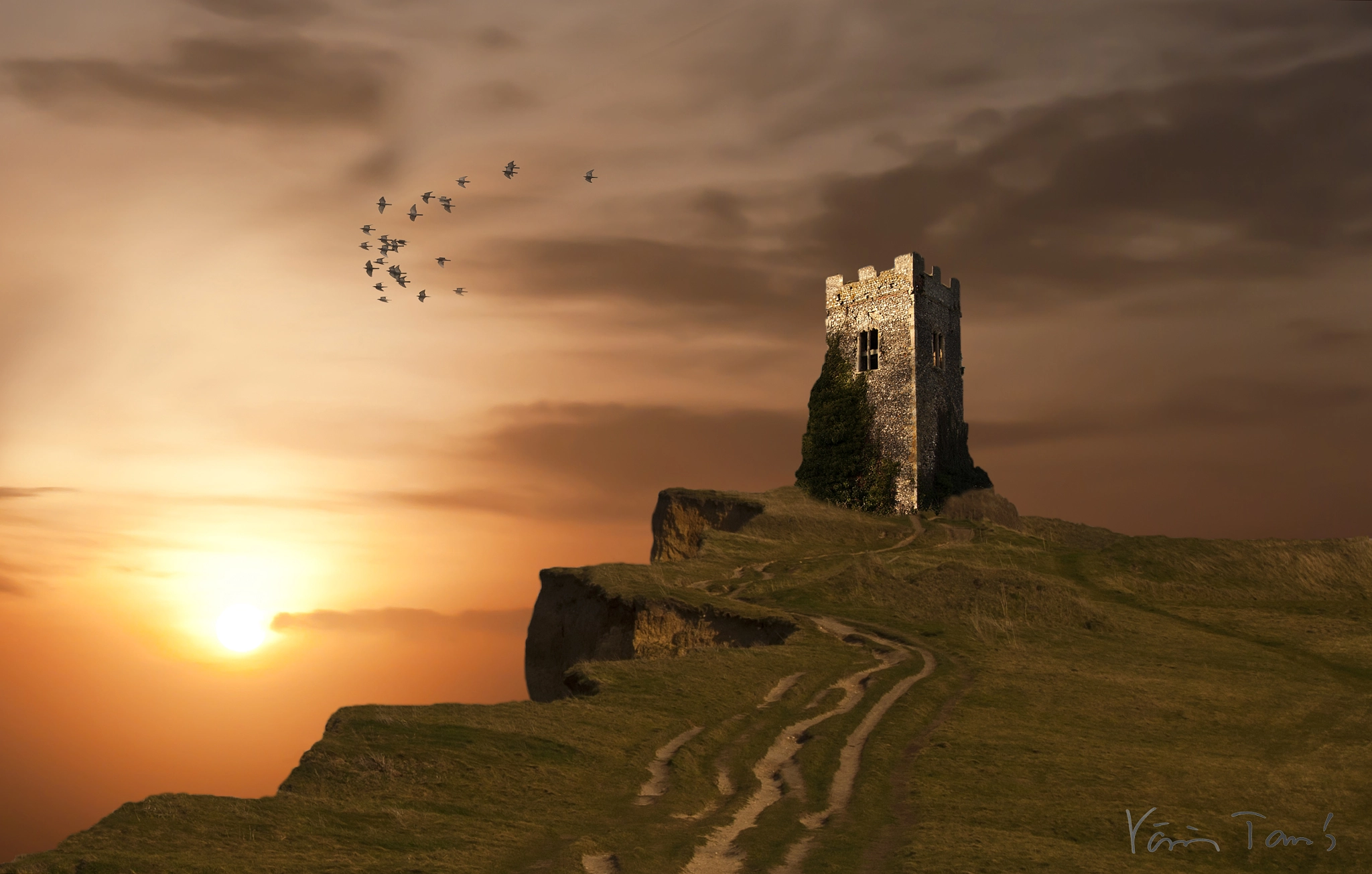 Nikon D90 + Sigma 18-50mm F2.8 EX DC Macro sample photo. Old tower photography