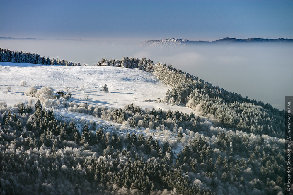 Sony a99 II sample photo. Aerial winter mountains panoramic view. picturesque and gorgeous photography