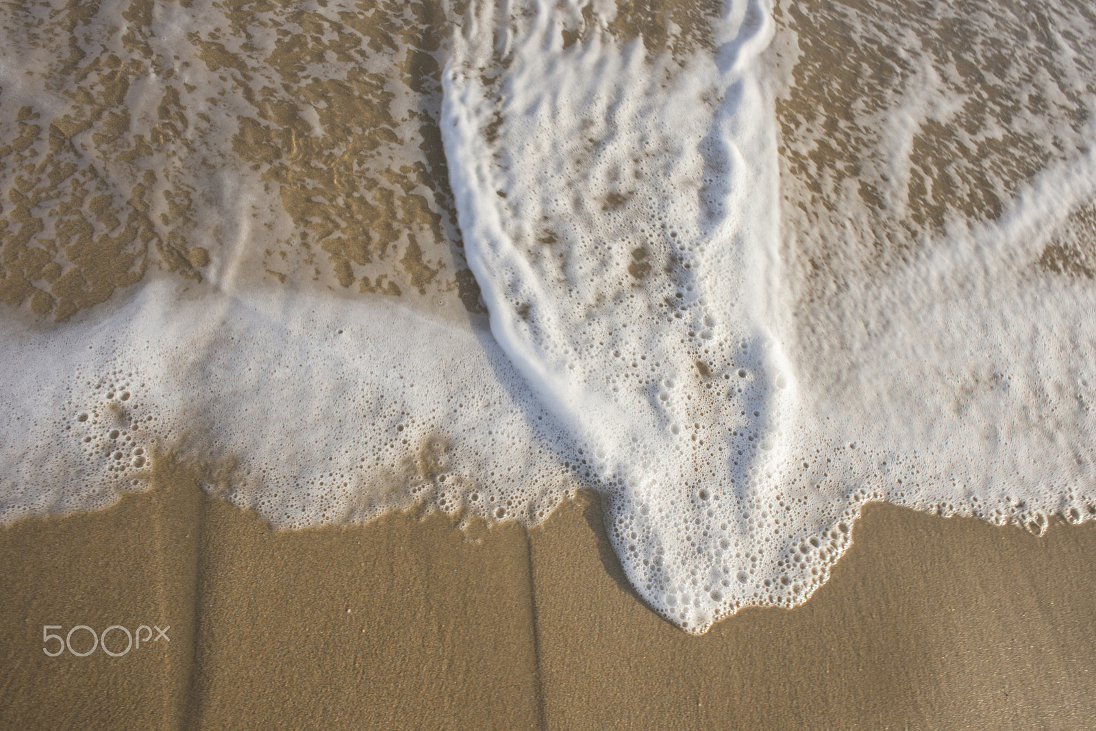 Nikon D600 + Nikon AF Nikkor 24mm F2.8D sample photo. White foam on beach photography