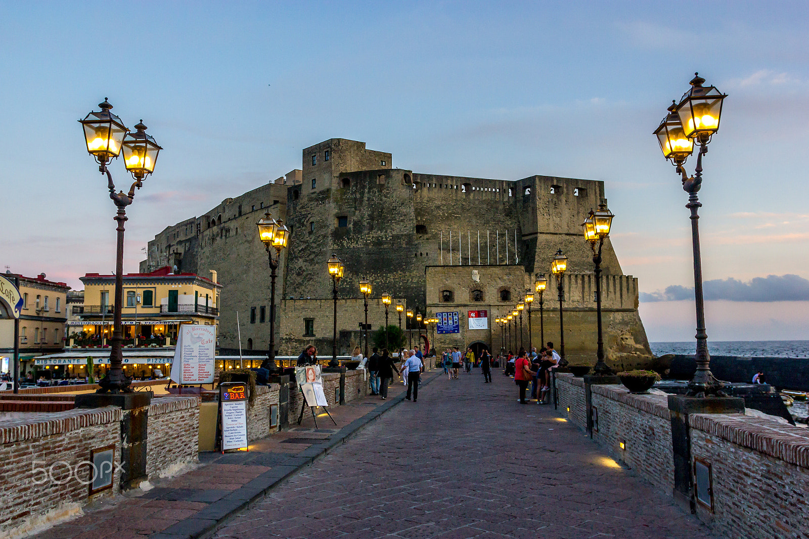 Canon EOS 550D (EOS Rebel T2i / EOS Kiss X4) + Sigma 17-70mm F2.8-4 DC Macro OS HSM sample photo. Castell dell'ovo, napoli photography