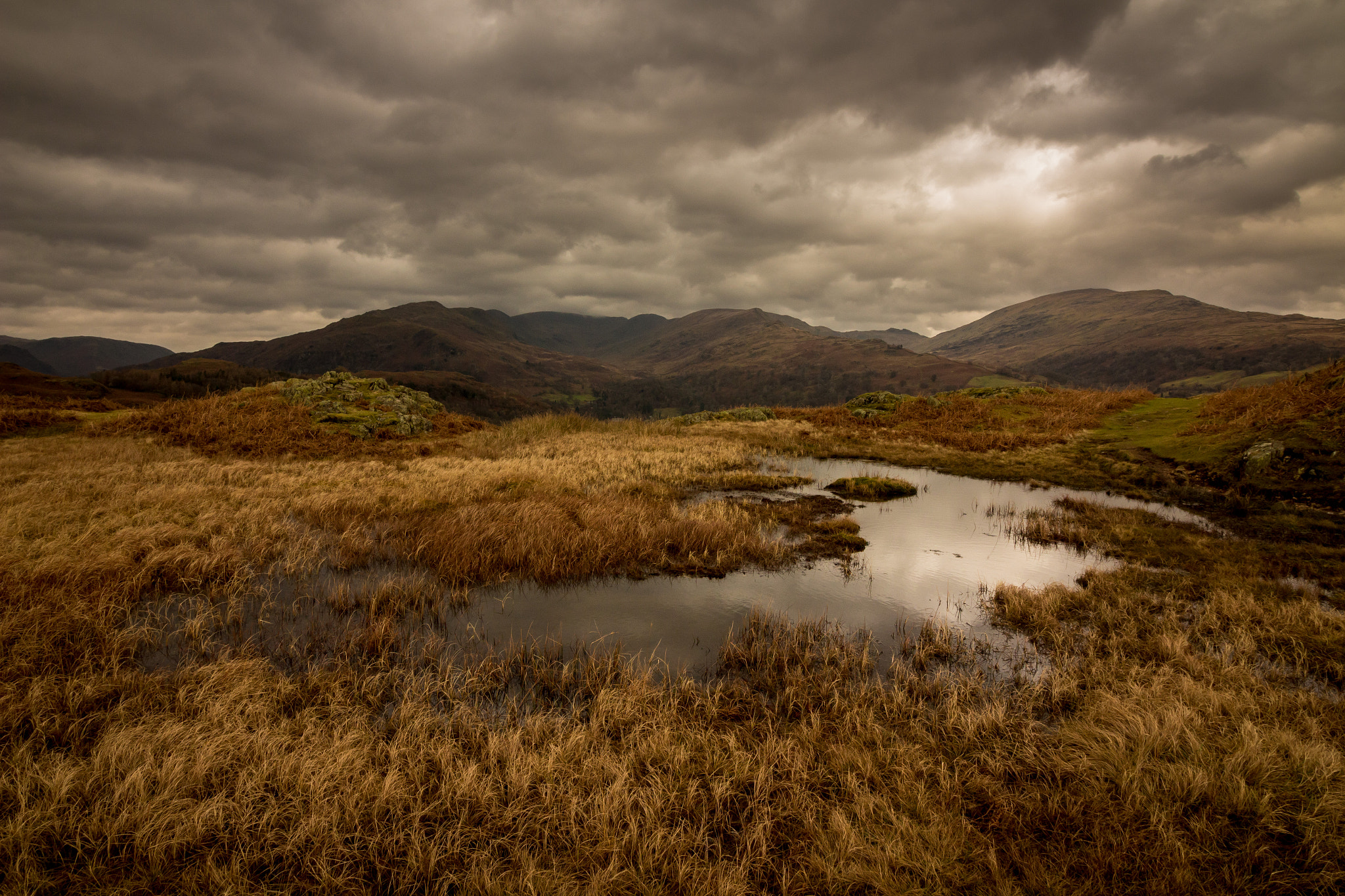 Canon EOS 100D (EOS Rebel SL1 / EOS Kiss X7) sample photo. View from loughrigg towards fairfield photography