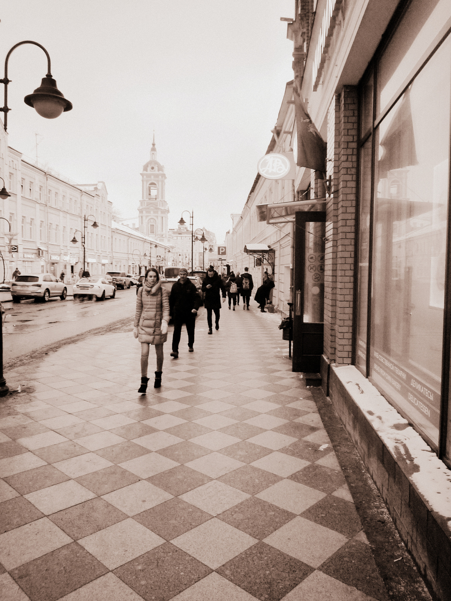 Panasonic DMC-FX500 sample photo. Chessmate. in a row. people of moscow photography