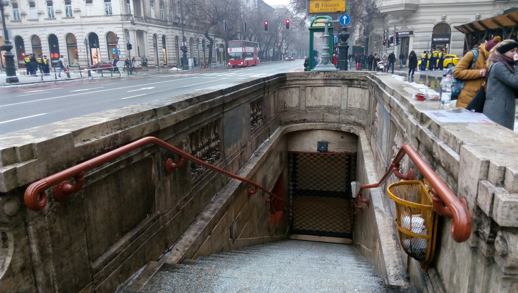 Lenovo P70-A sample photo. Closed underground station, budapest photography