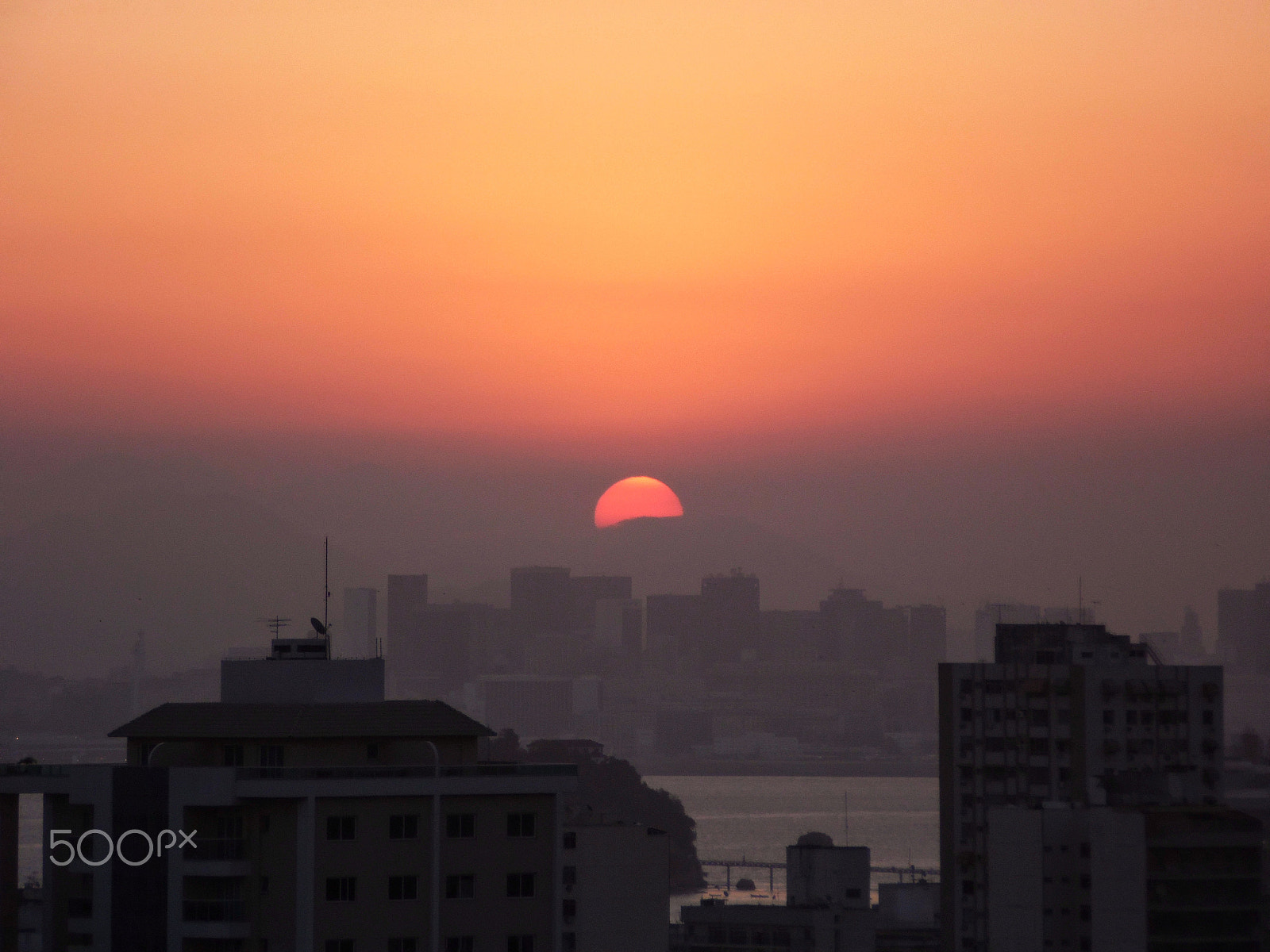Samsung WB100/  WB101 sample photo. Pôr do sol em niterói-rj photography