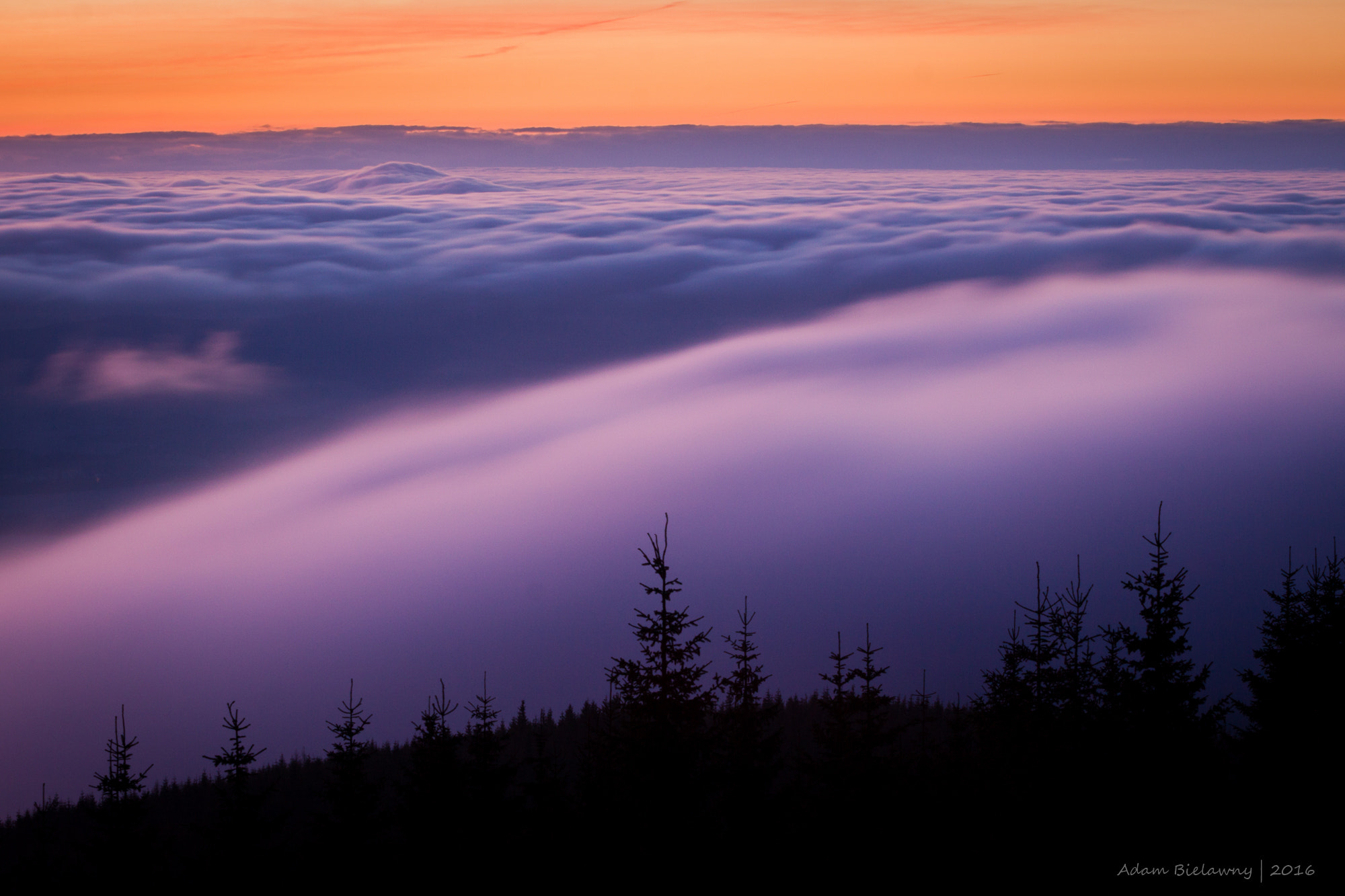 Canon EOS 50D + Canon EF 70-200mm F4L USM sample photo. Ocean made of clouds photography
