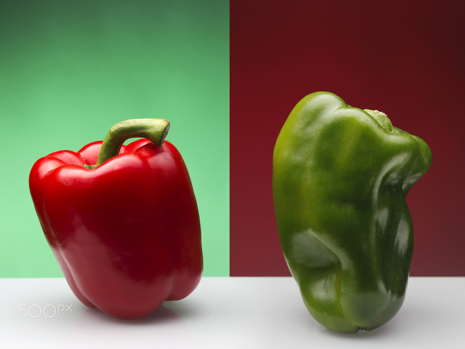 Canon EF-S 18-55mm F3.5-5.6 II sample photo. Peppers green&red photography