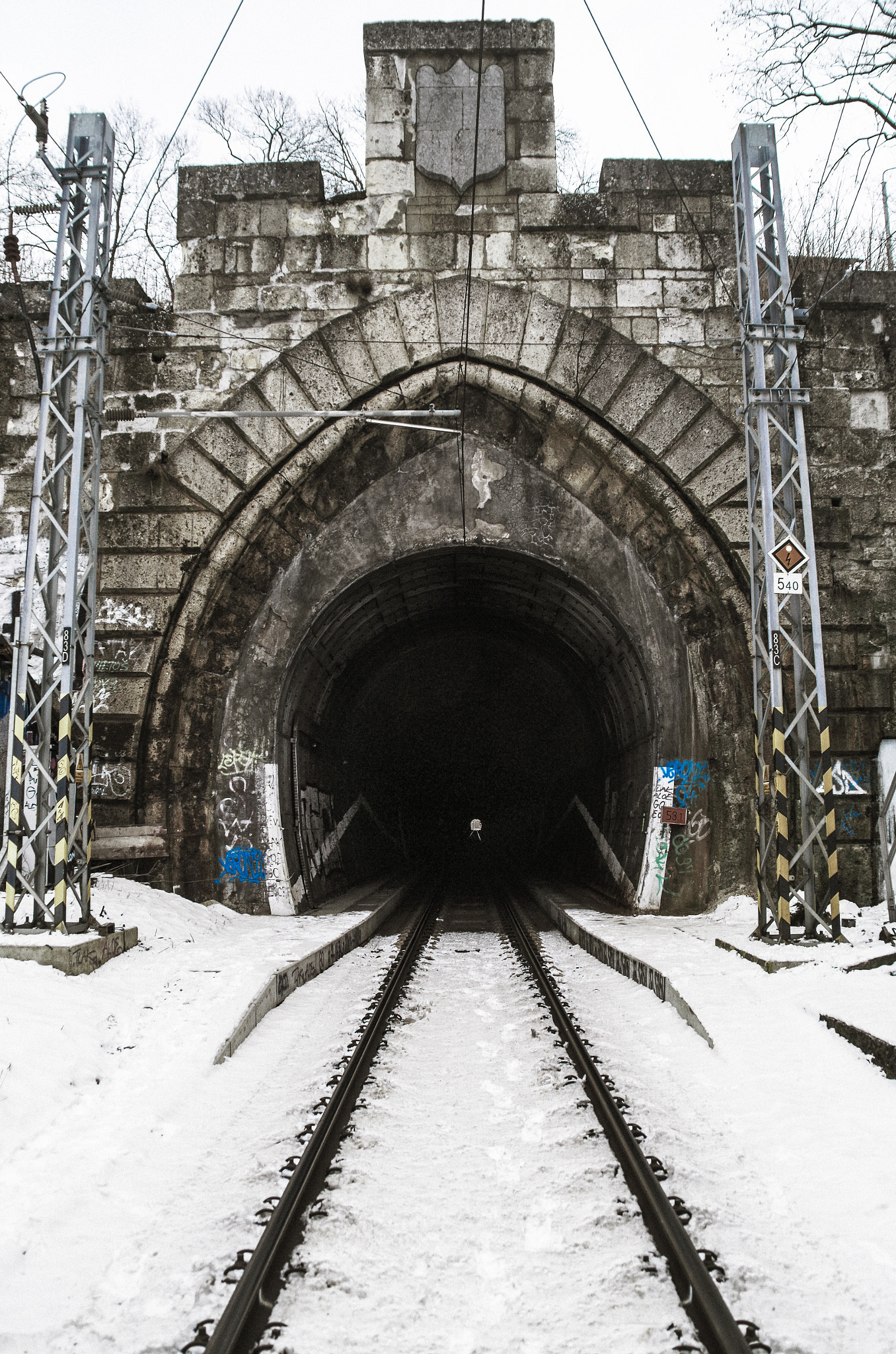 Pentax K-50 sample photo. Tunnel photography