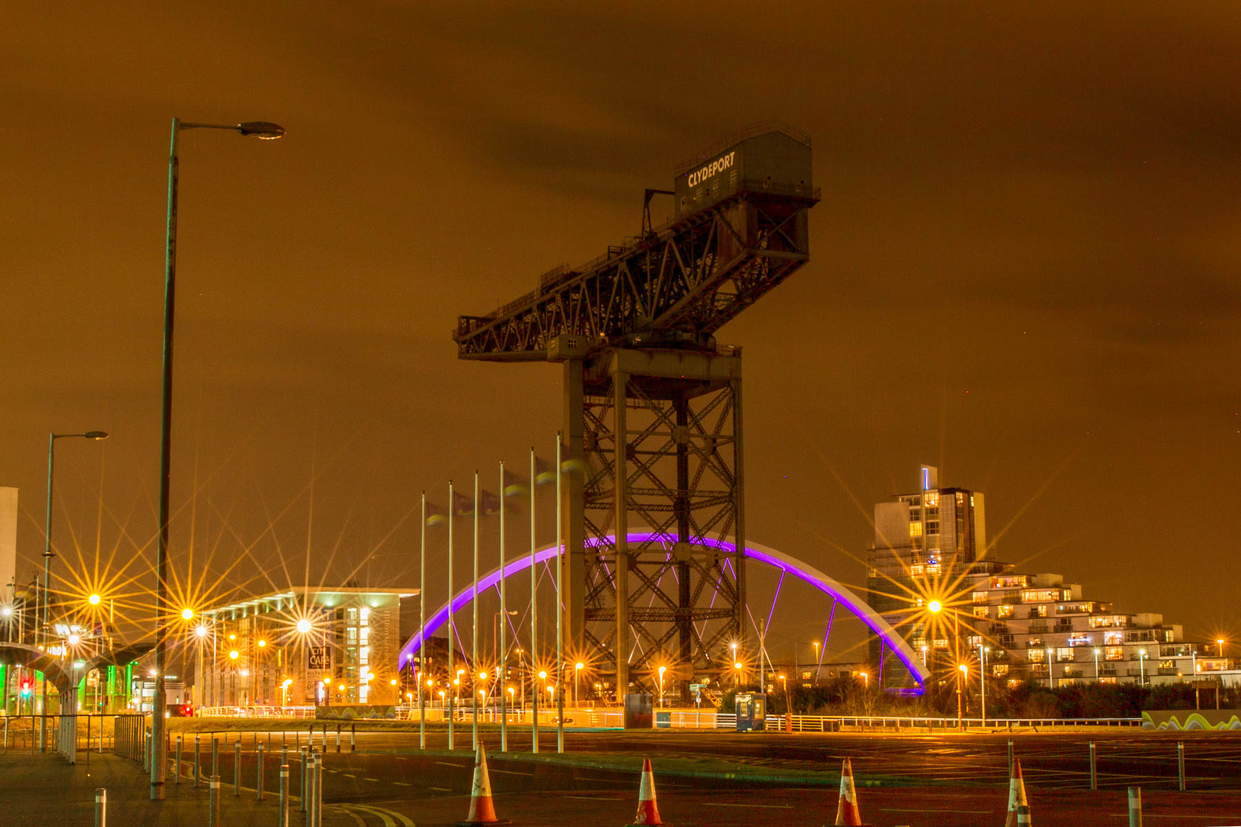 Canon EF 24-70mm F4L IS USM sample photo. Titan crane, finnieston, glasgow photography