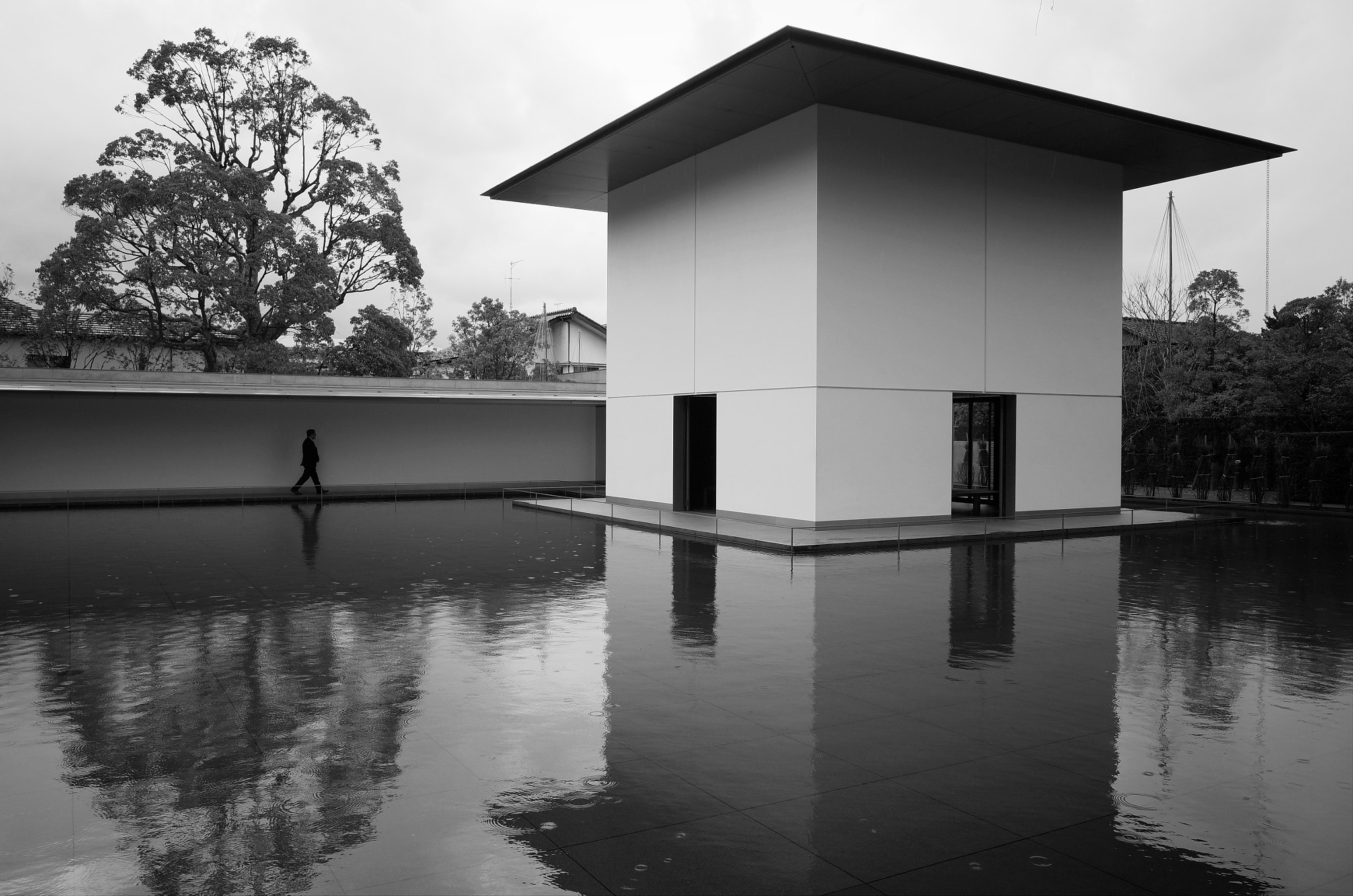 Ricoh GR + GR Lens sample photo. D.t. suzuki museum (鈴木大拙館) photography