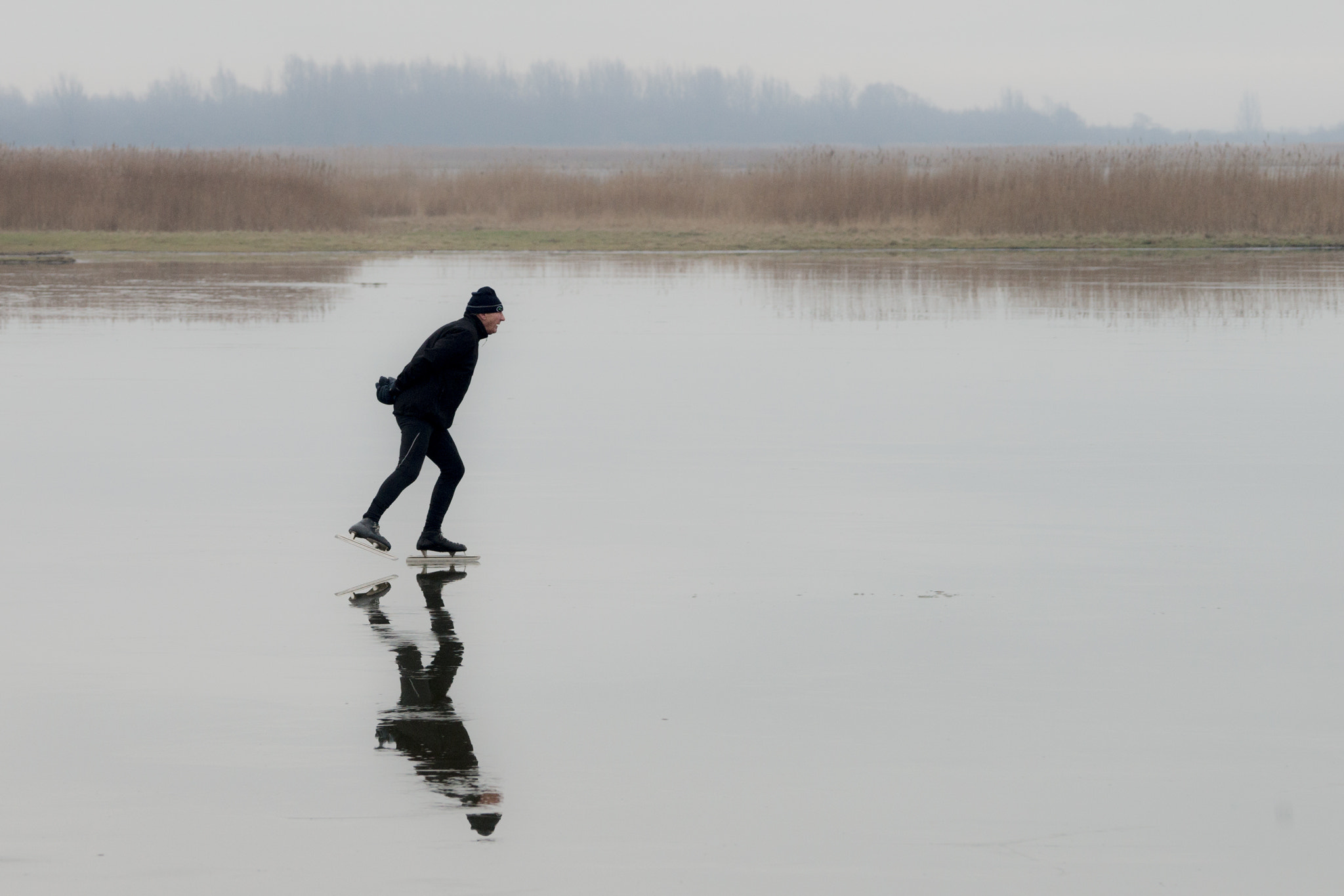 Sony 70-400mm F4-5.6 G SSM II sample photo. Winter in holland photography