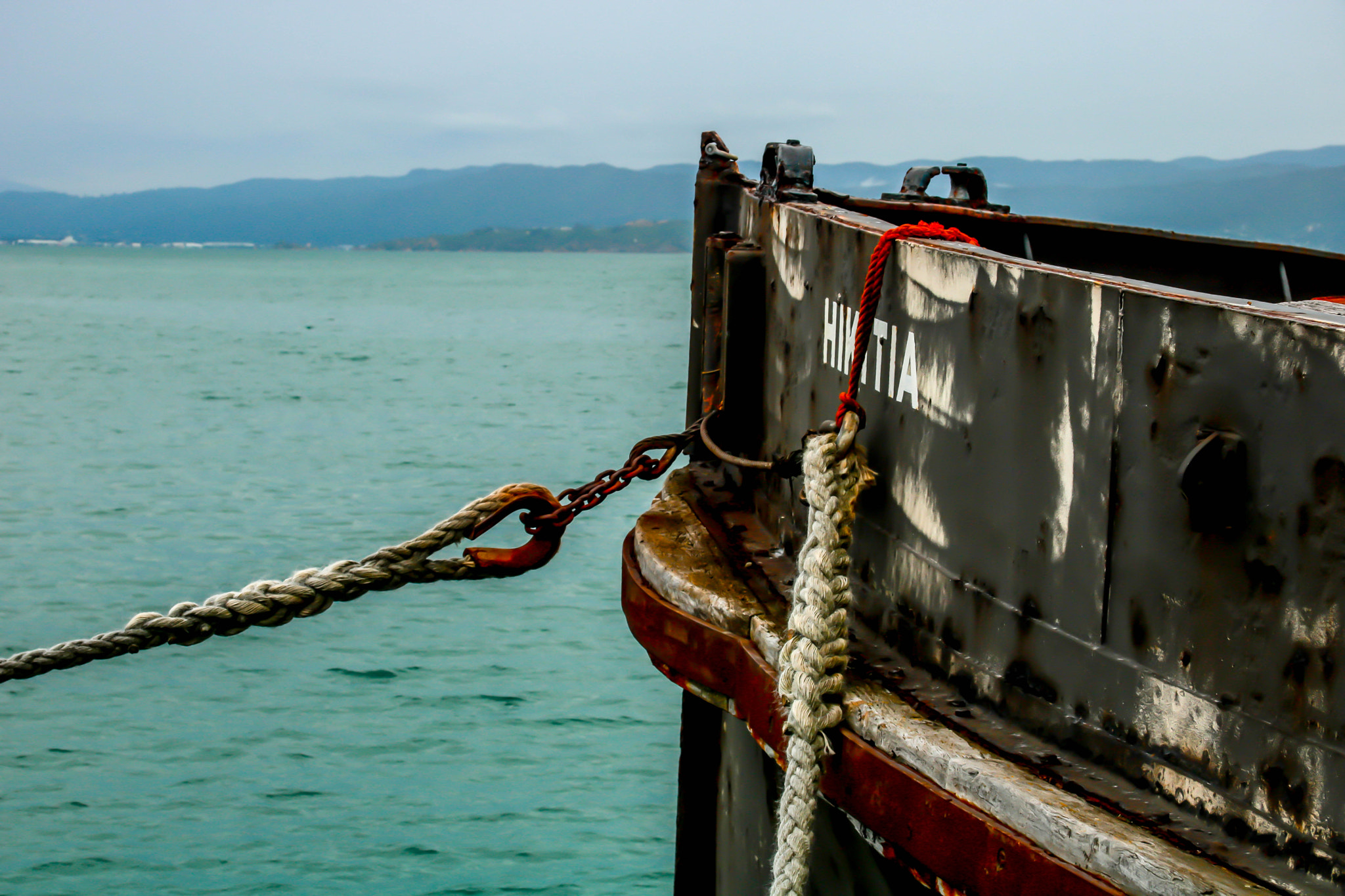 Canon EF-S 17-85mm F4-5.6 IS USM sample photo. The hikitia on wellington harbour photography