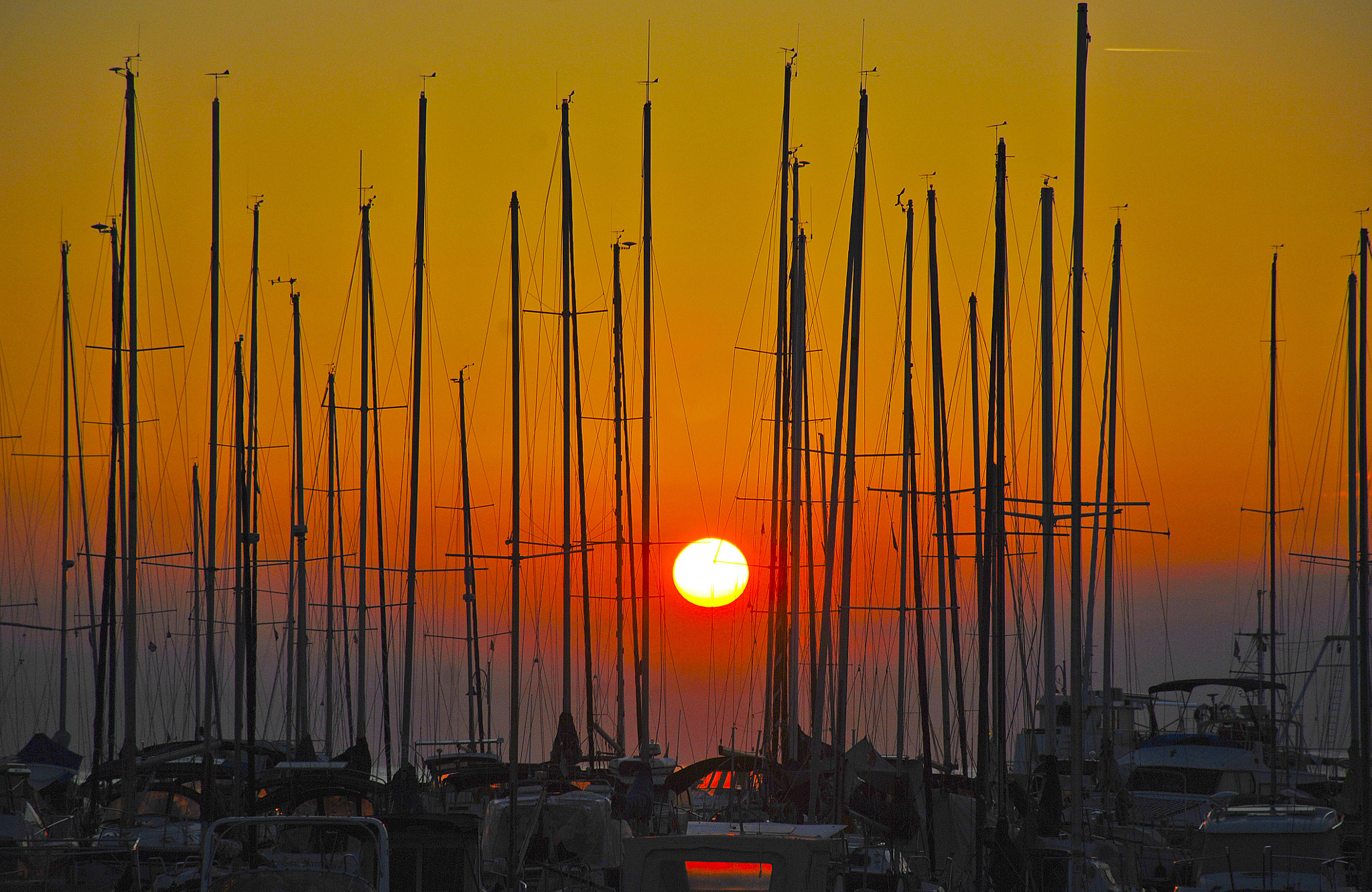 Nikon D2X sample photo. Slovenian sunset photography