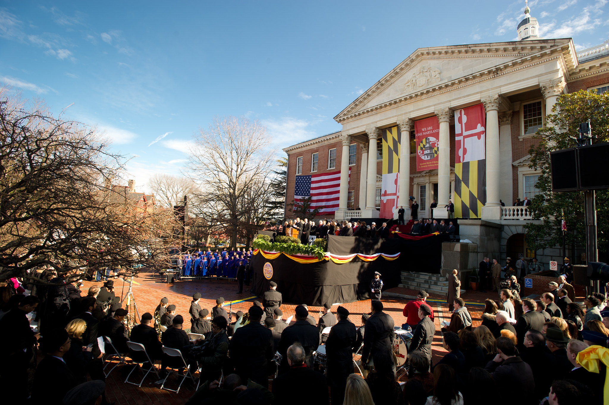 Nikon D3S sample photo. Inauguration of governor martin o'malley in annapolis photography