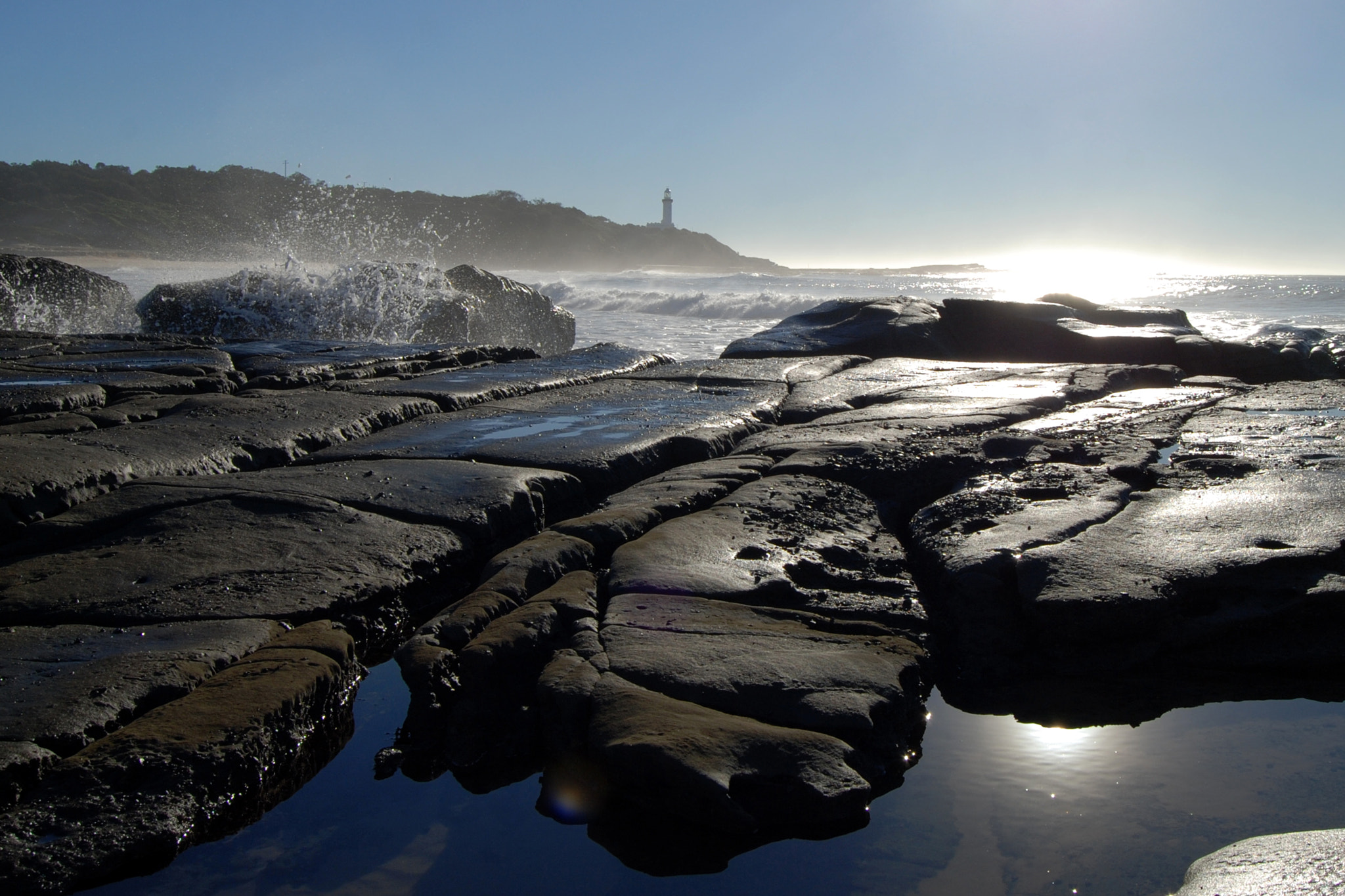 Nikon D80 sample photo. Rock pool photography